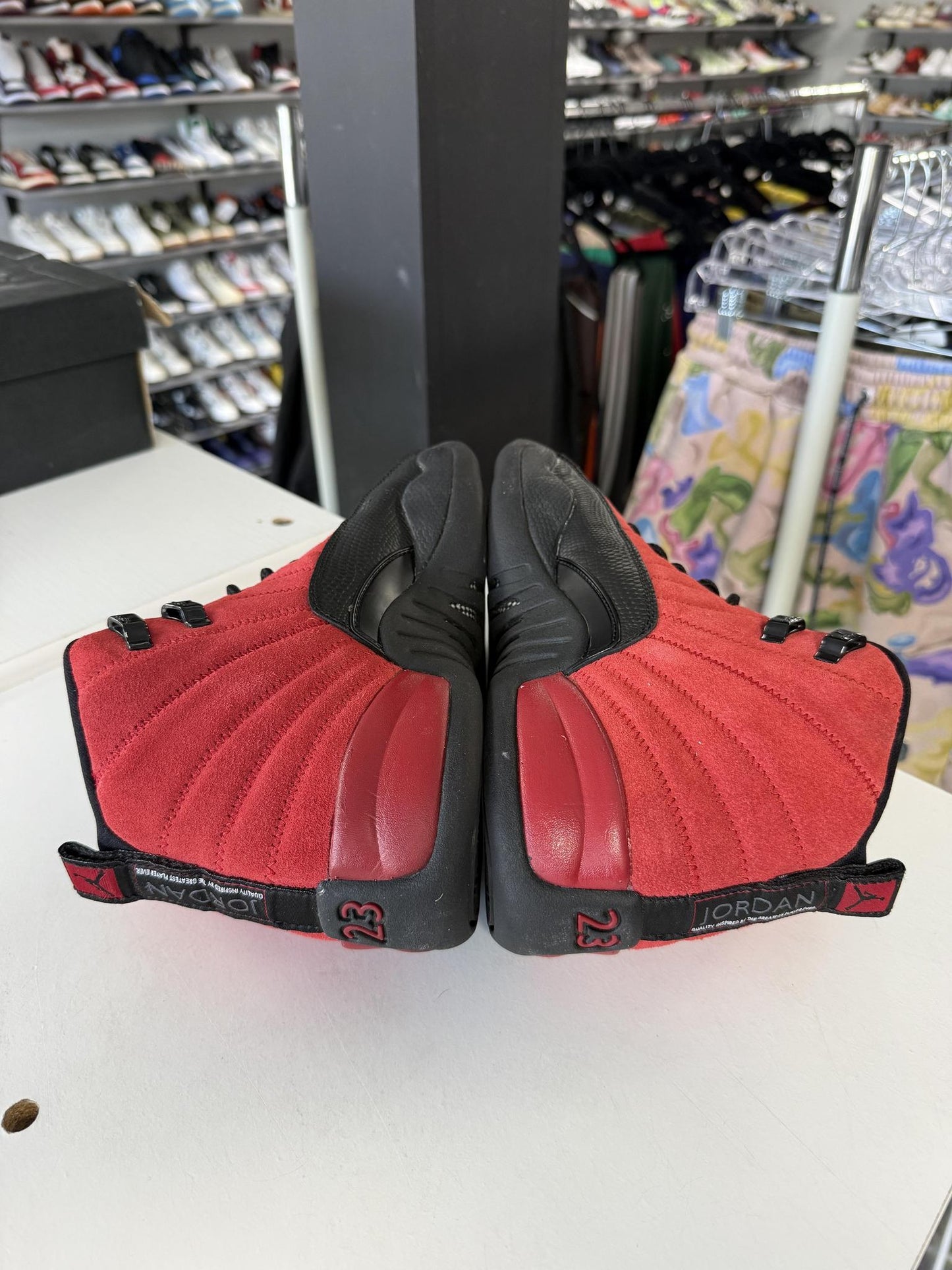 Jordan 12 "Reverse Flu Game" Used Size 7Y/8.5W