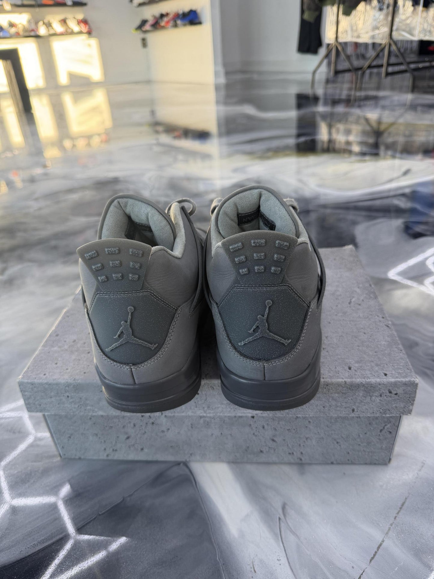Jordan 4 "Wet Cement" Used Size 12