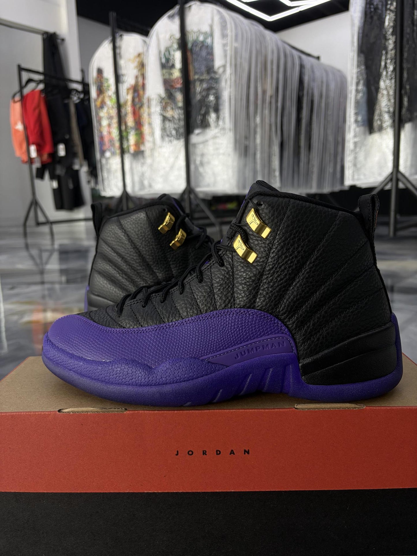 Jordan 12 "Field Purple" Used Size 9
