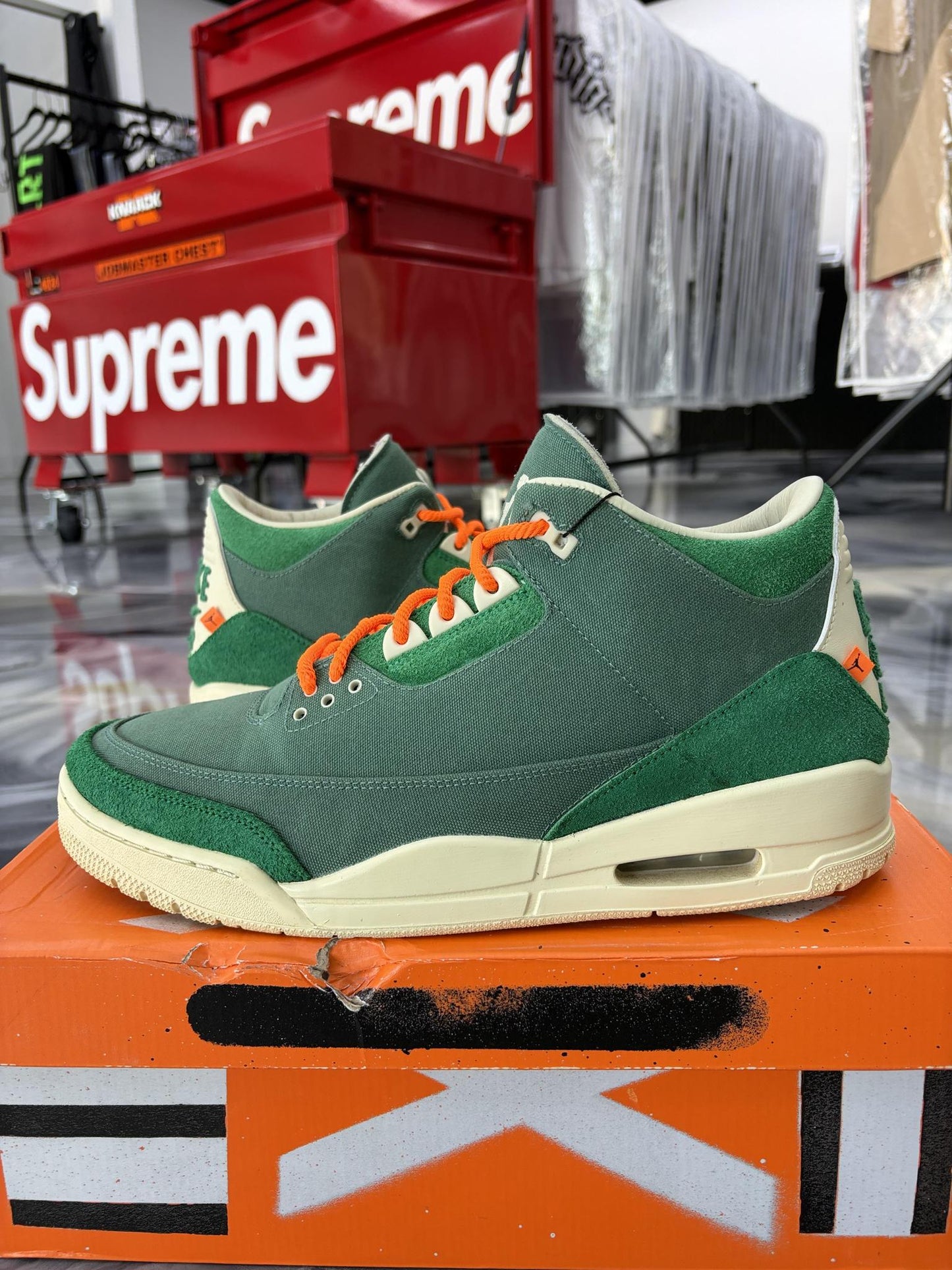 Jordan 3 x Nina Chanel "Abney Bicoastal" Used Size 14.5W/13M