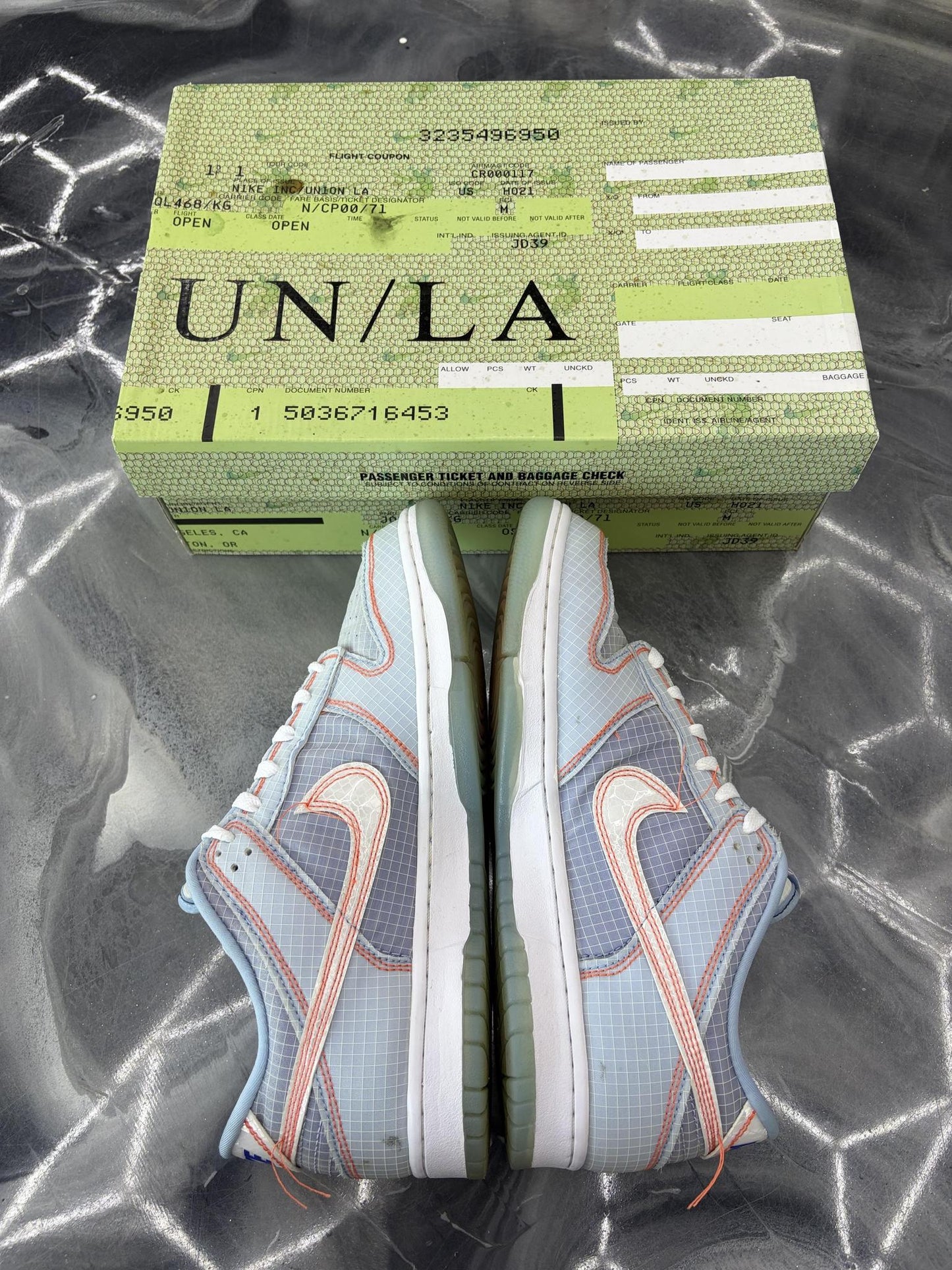 Nike Dunk Low Union "Argon" Used Size 9