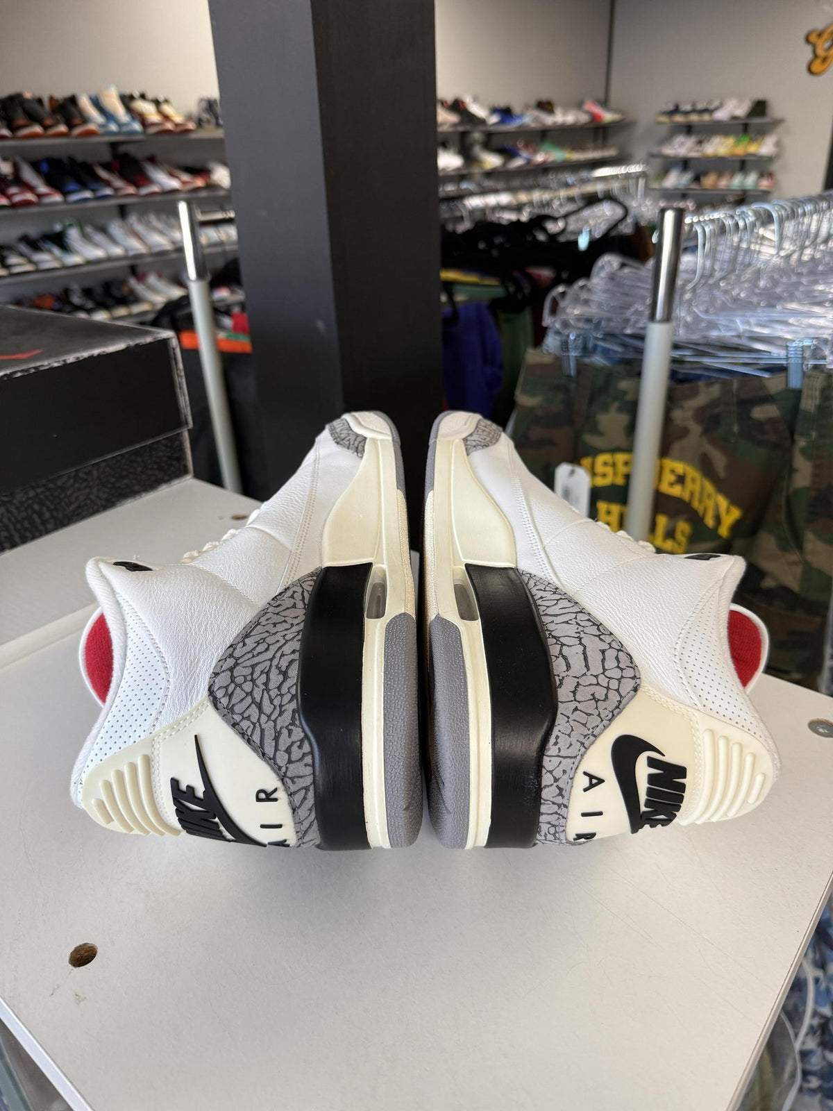 Jordan 3 "White Cement Reimagined" Used Size 12