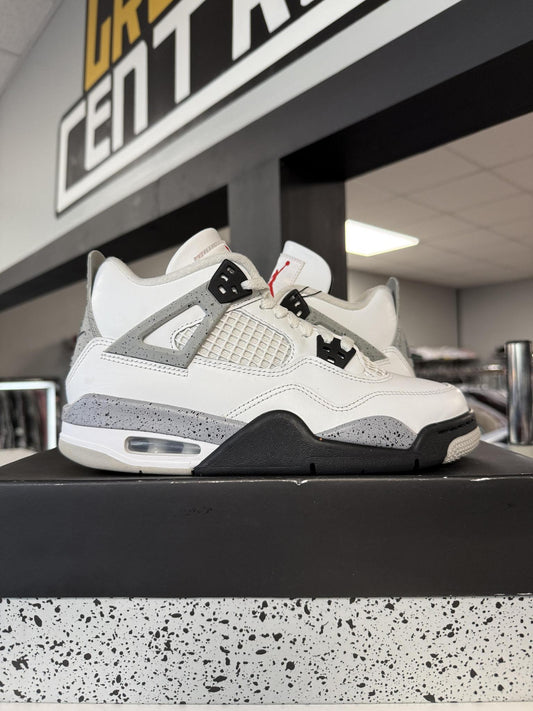 Jordan 4 "White Cement" Used Size 6Y/7.5W