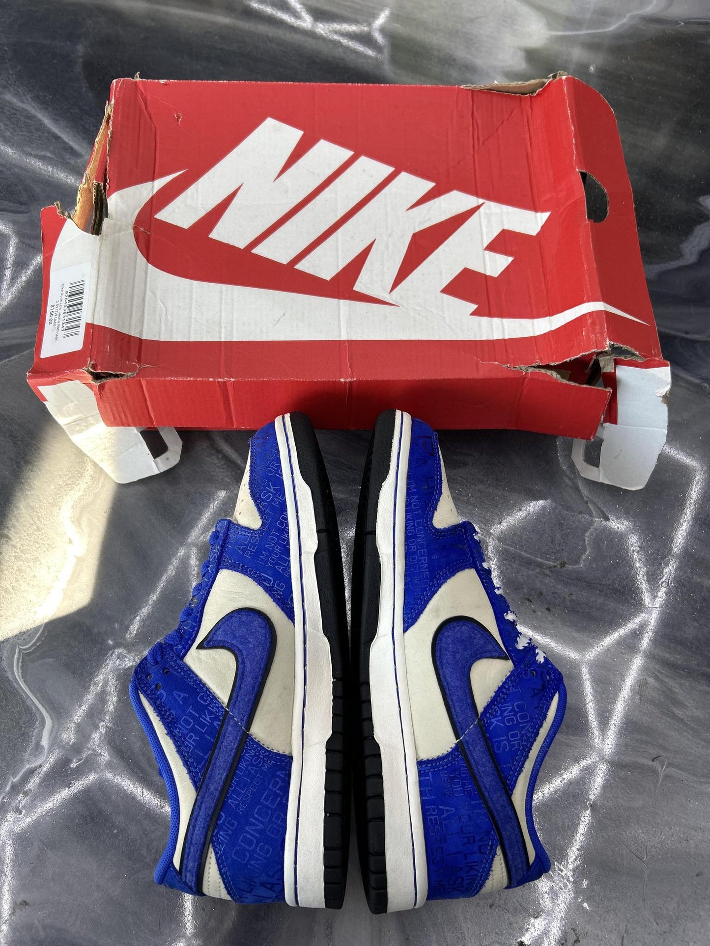 Nike Dunk Low "Jackie Robinson" Used Size 5.5Y/7W