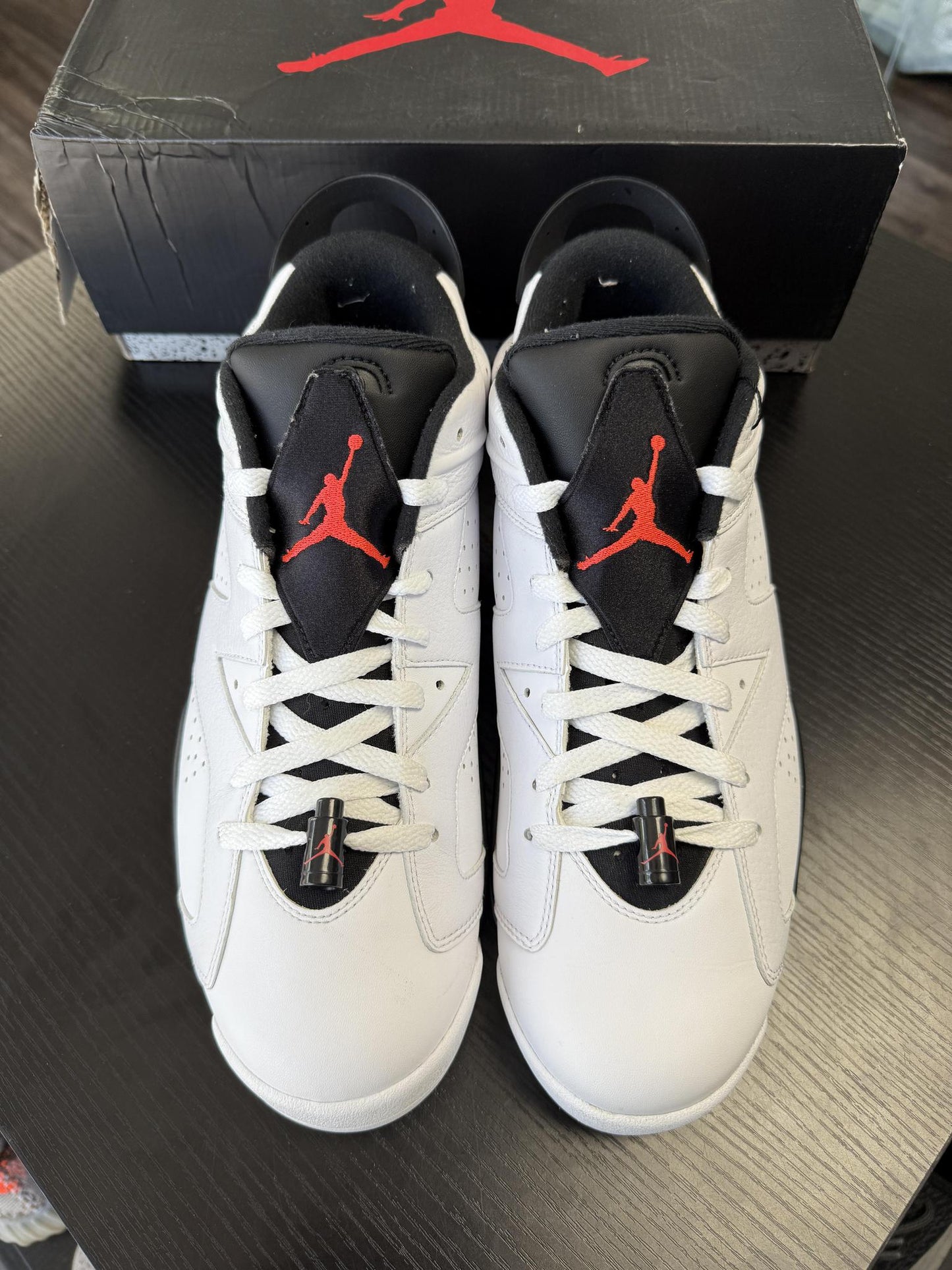 Jordan 6 Low "Infrared White" Used Size 11.5