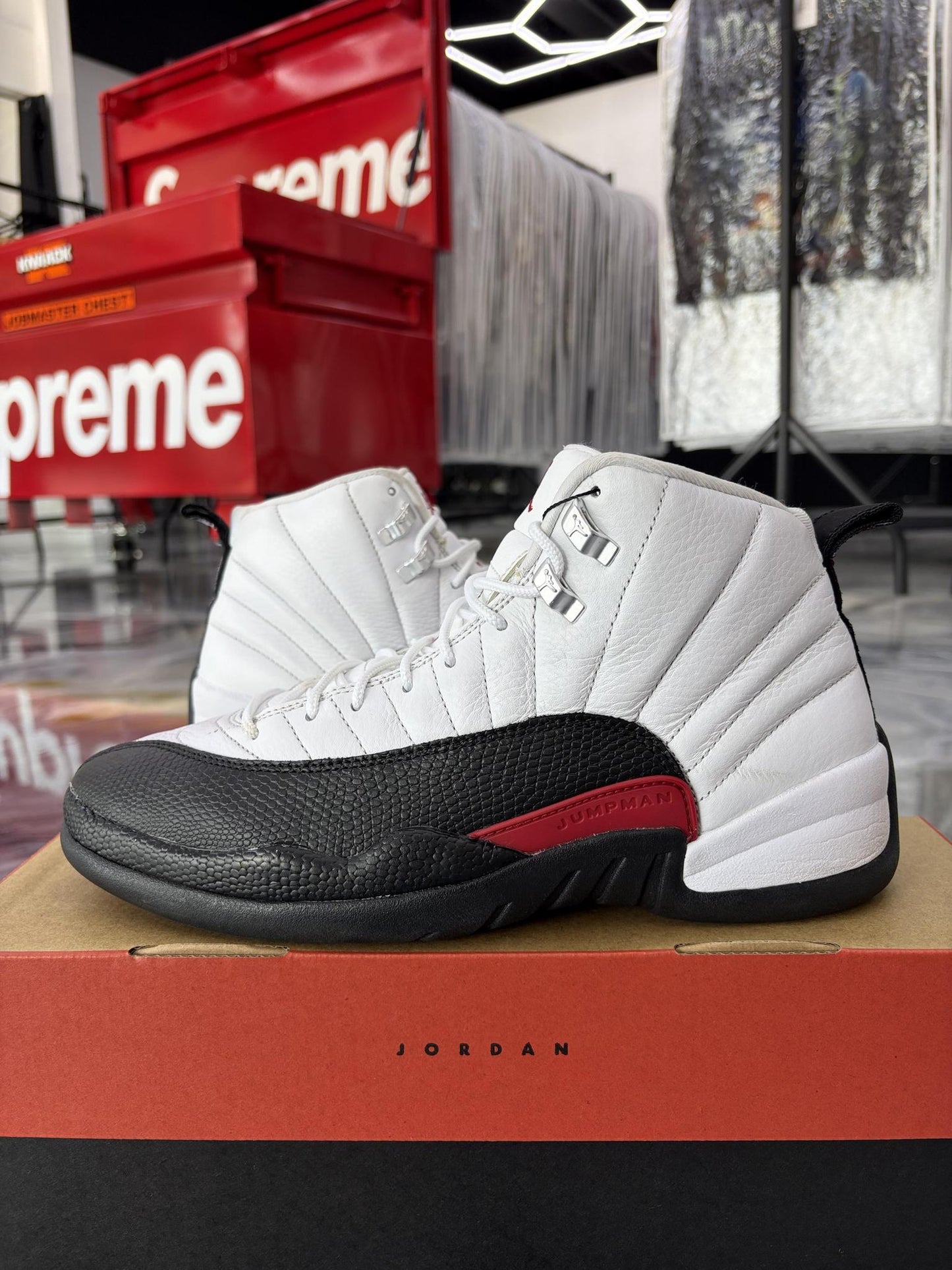 Jordan 12 "Taxi Flip" Used Size 9.5