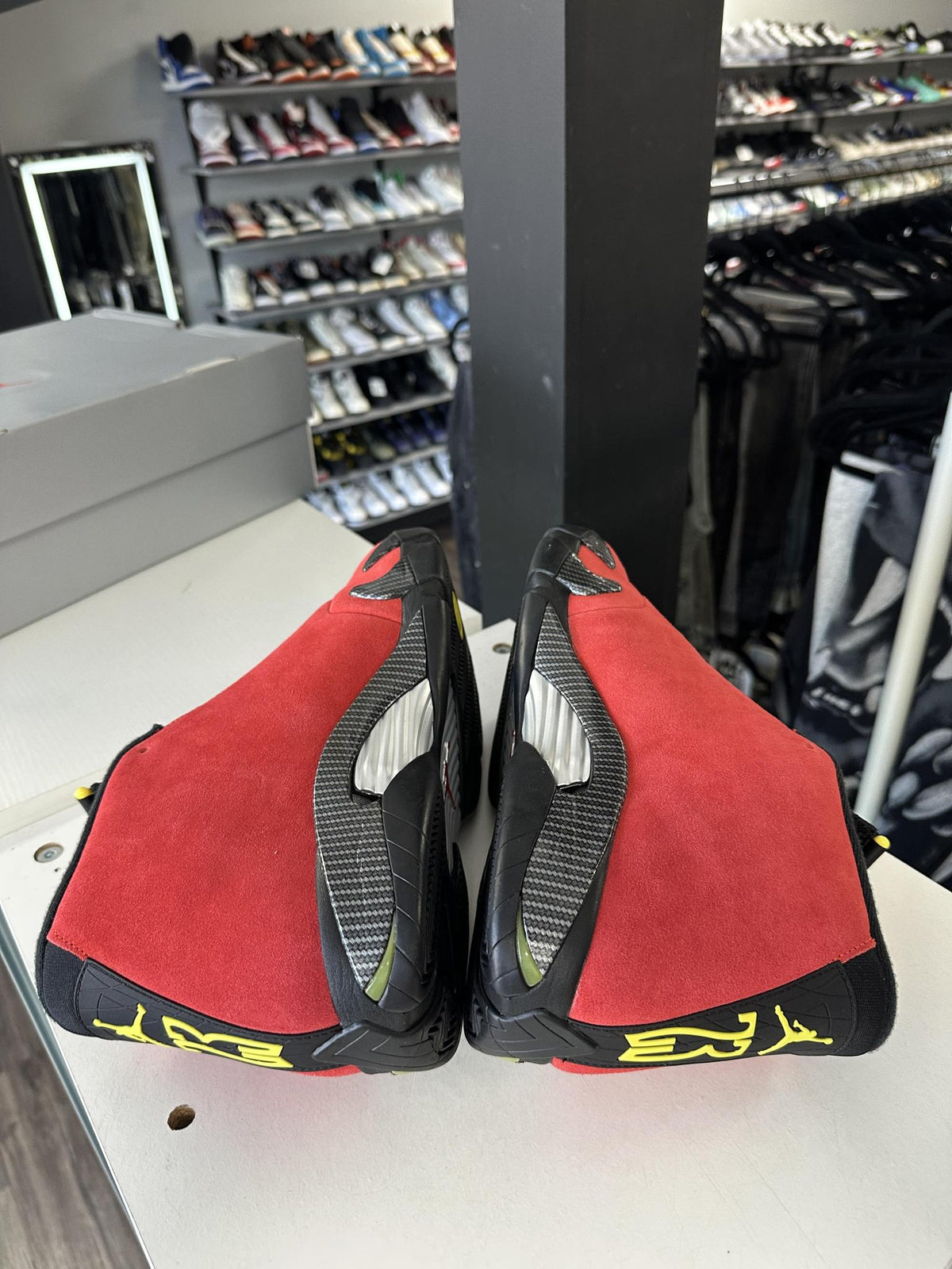 Jordan 14 "Ferrari" Used Size 13