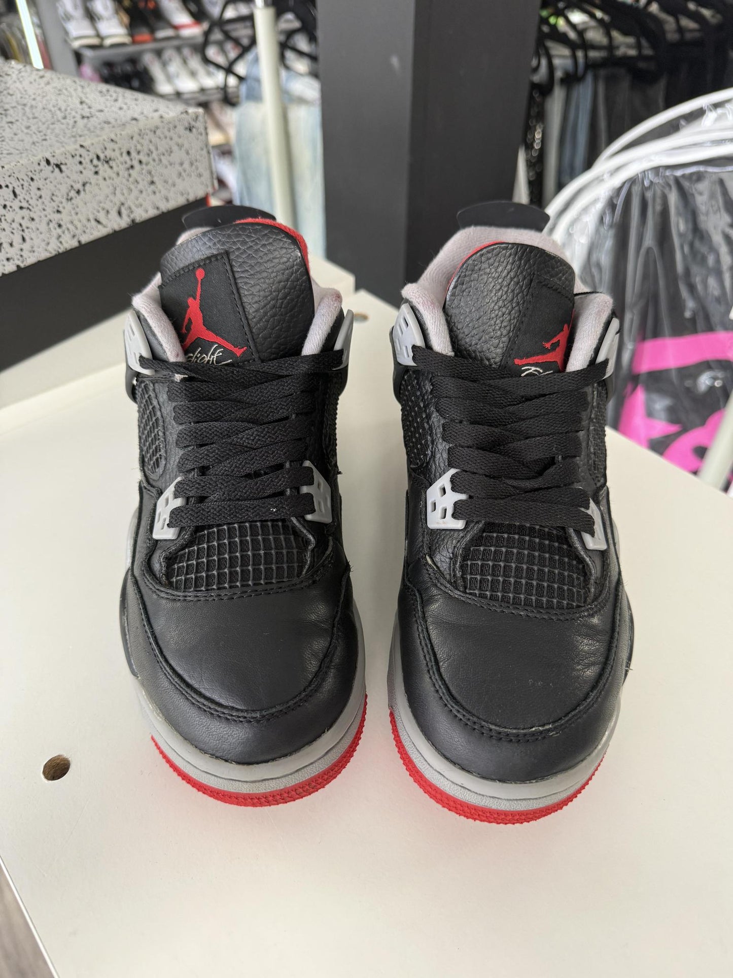 Jordan 4 "Bred Reimagined" Used Size 5Y/6.5W