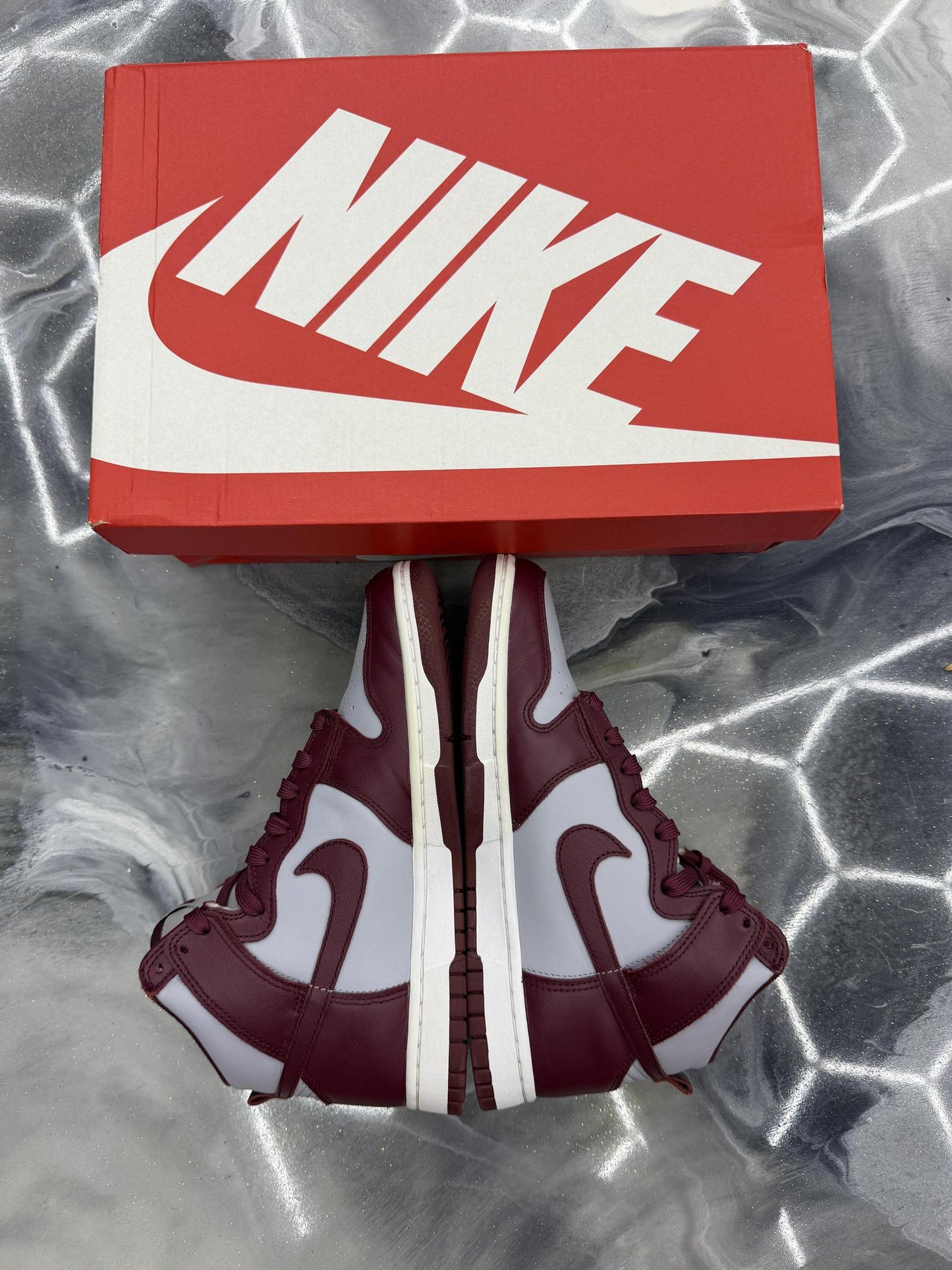 Nike Dunk High "Beetroot" Used Size 7Y/8.5W