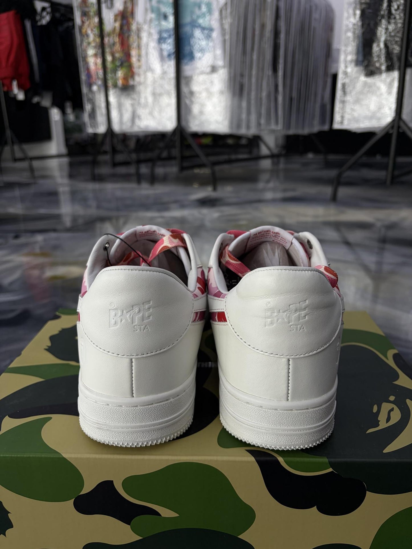Bape Sta ABC "Camo Pink" Used Size 11