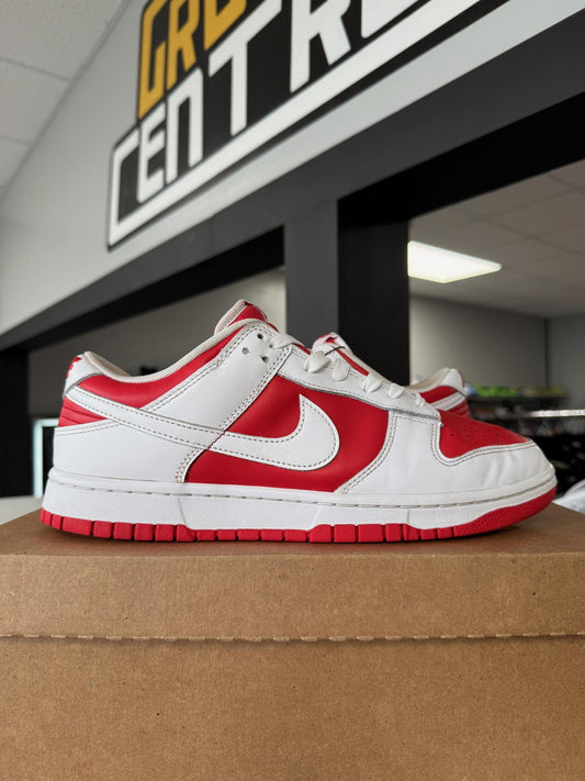 Nike Dunk Low "Championship Red" Used Size 10