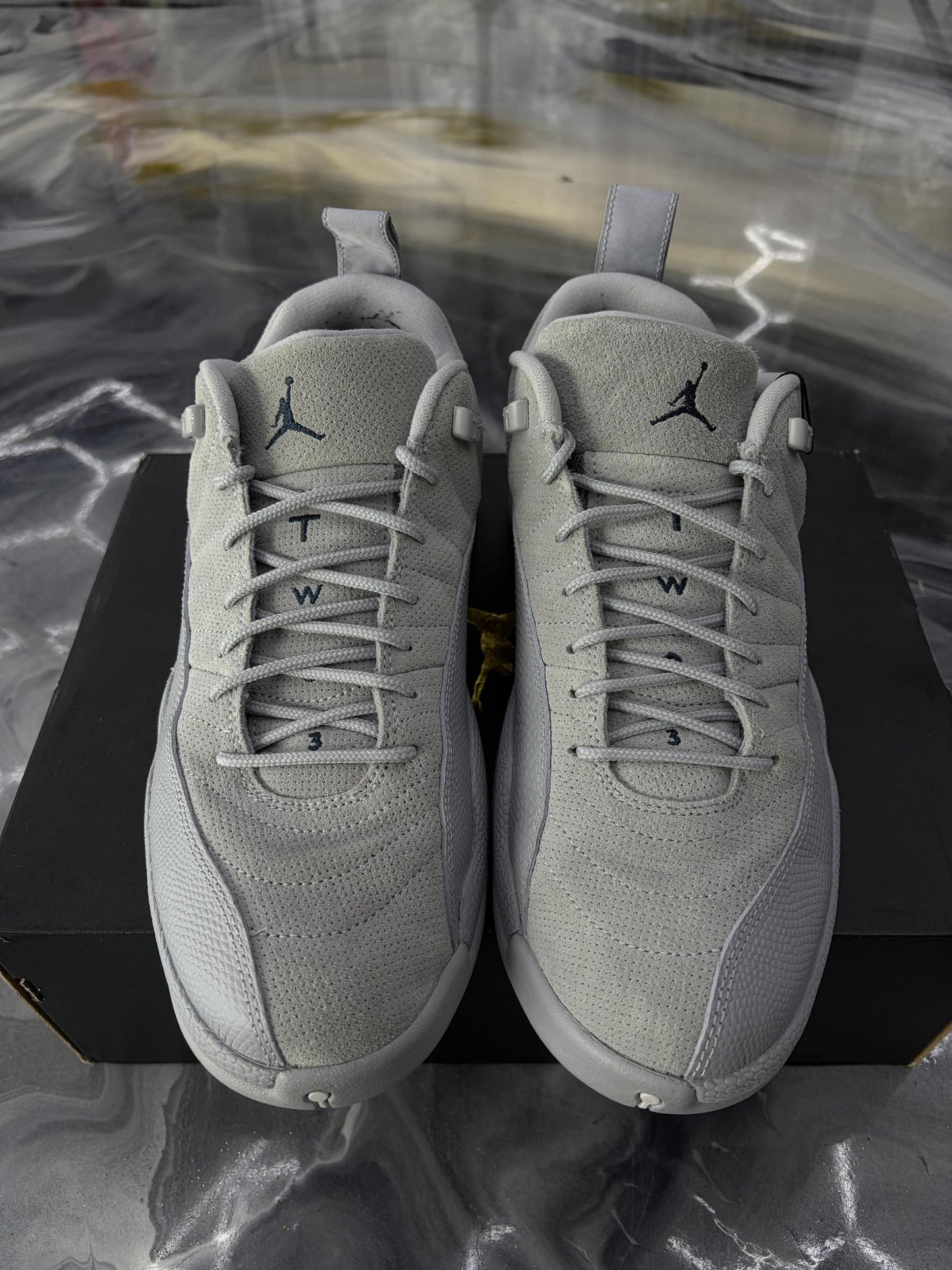 Jordan 12 Low "Wolf Grey" Used Size 9.5
