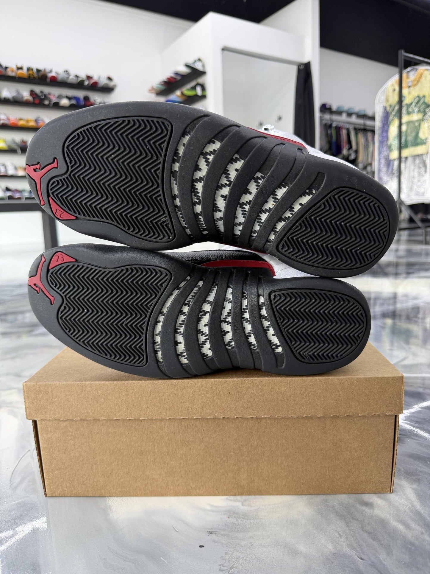 Jordan 12 "Red Taxi" Used Size 12