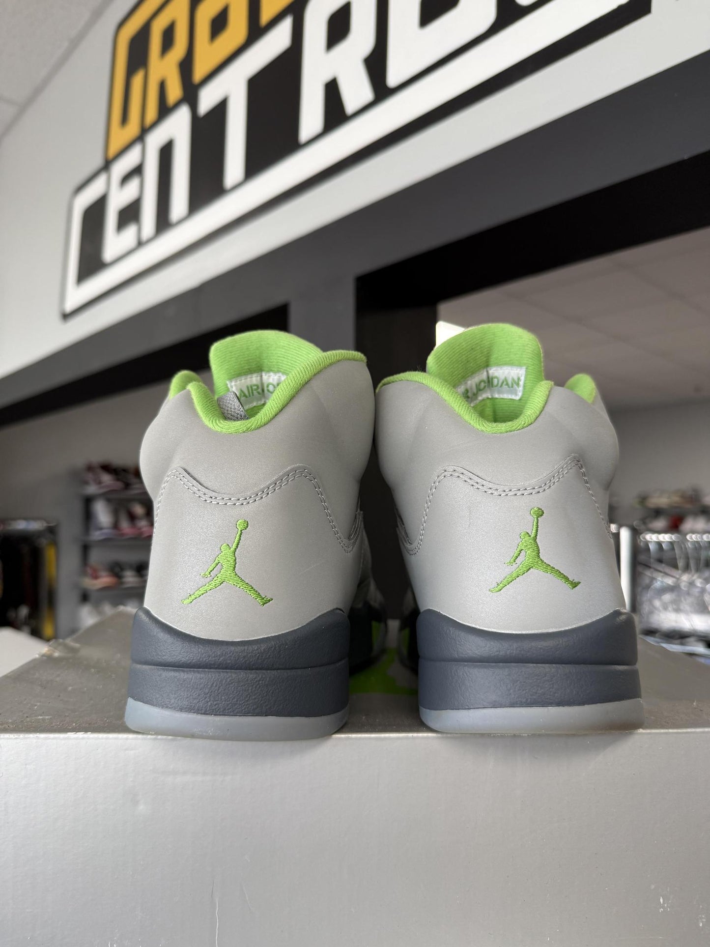 Jordan 5 "Green Bean" Used Size 11