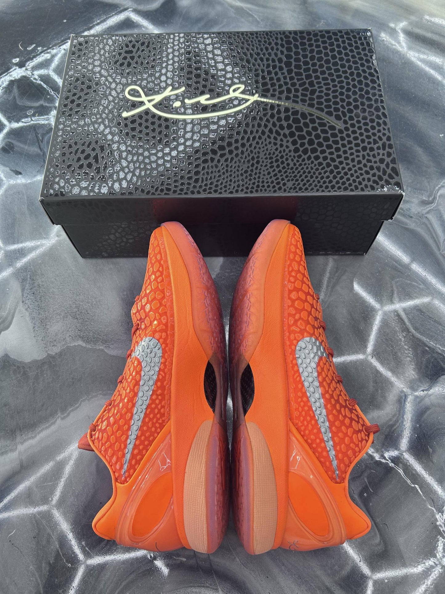 Kobe 6 "Total Orange" Used Size 12