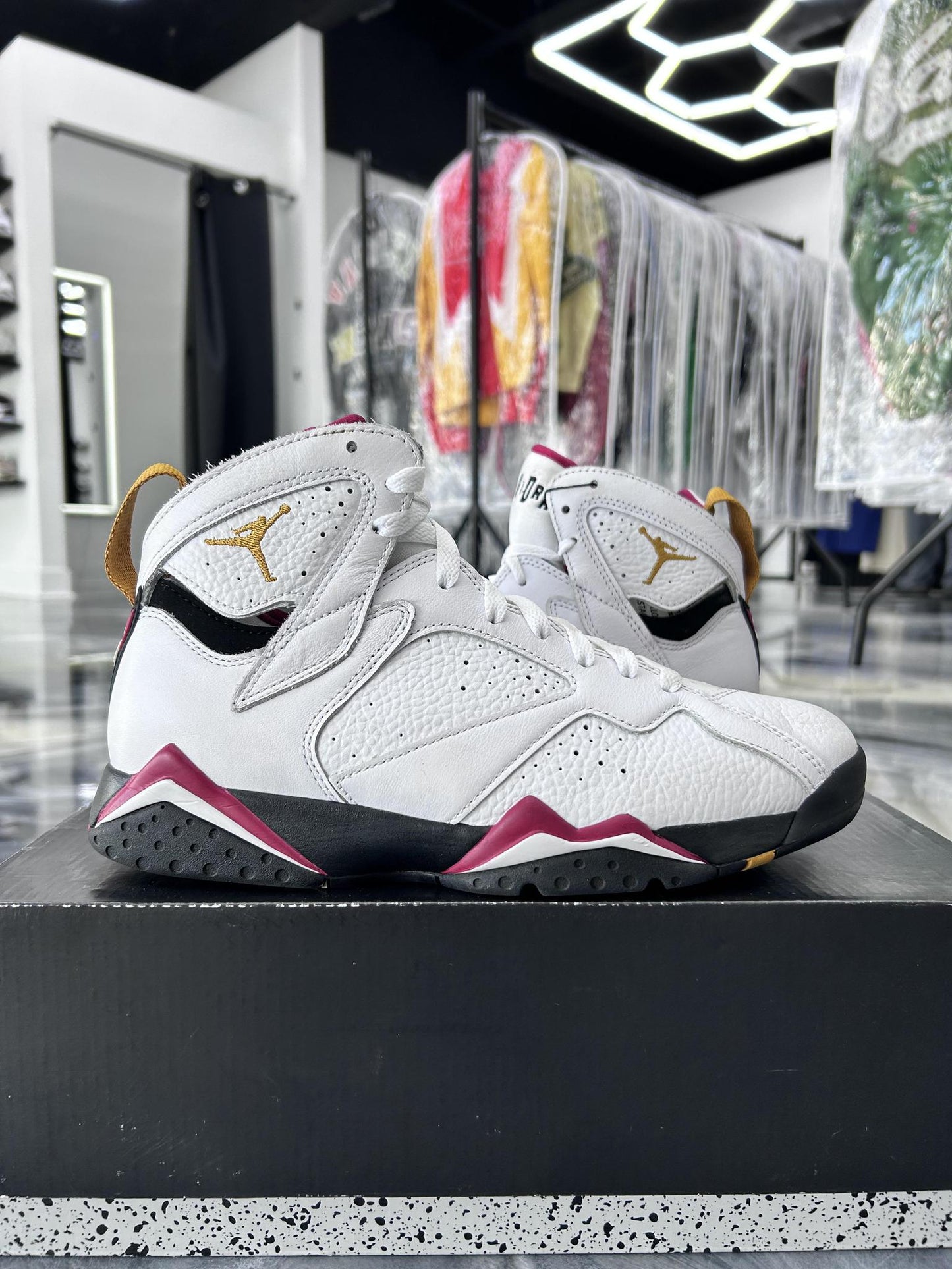 Jordan 7 "Cardinal" Used Size 8