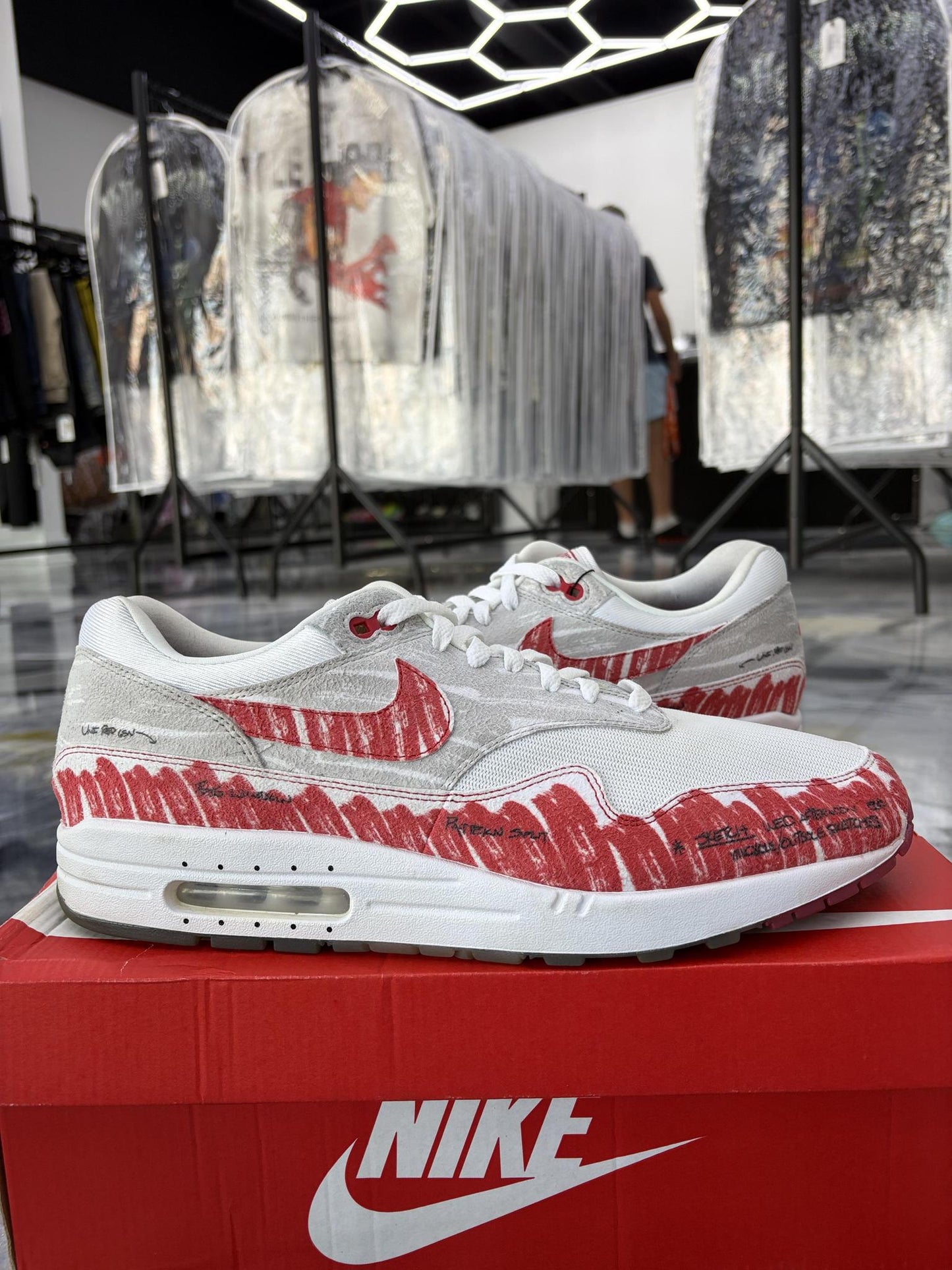 Nike Air Max 1 "Sketch" Used Size 13