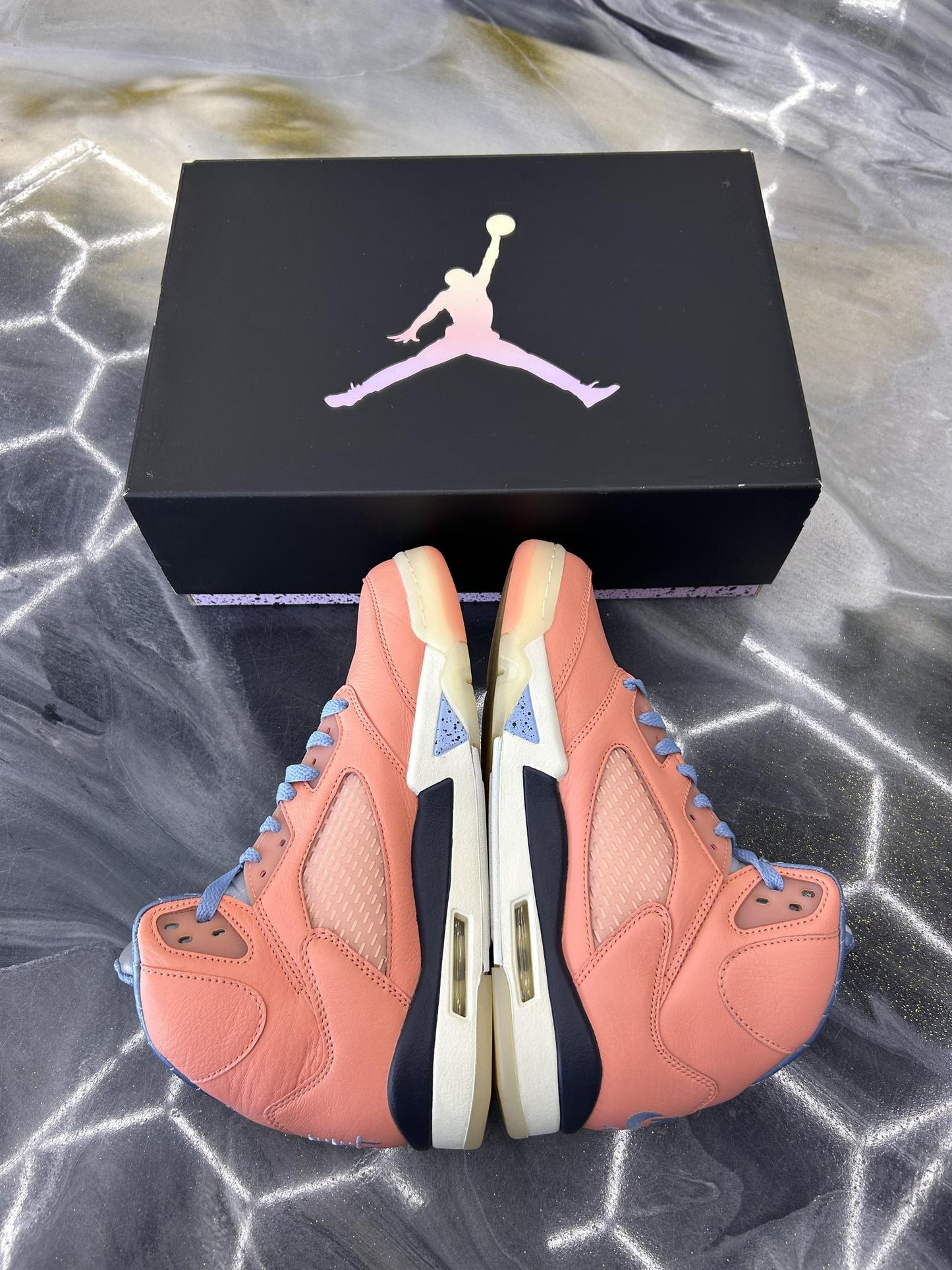 Jordan 5 "Khaled Crimson" Used Size 9