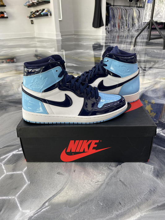 Jordan 1 High "UNC Patent" Used Size 10