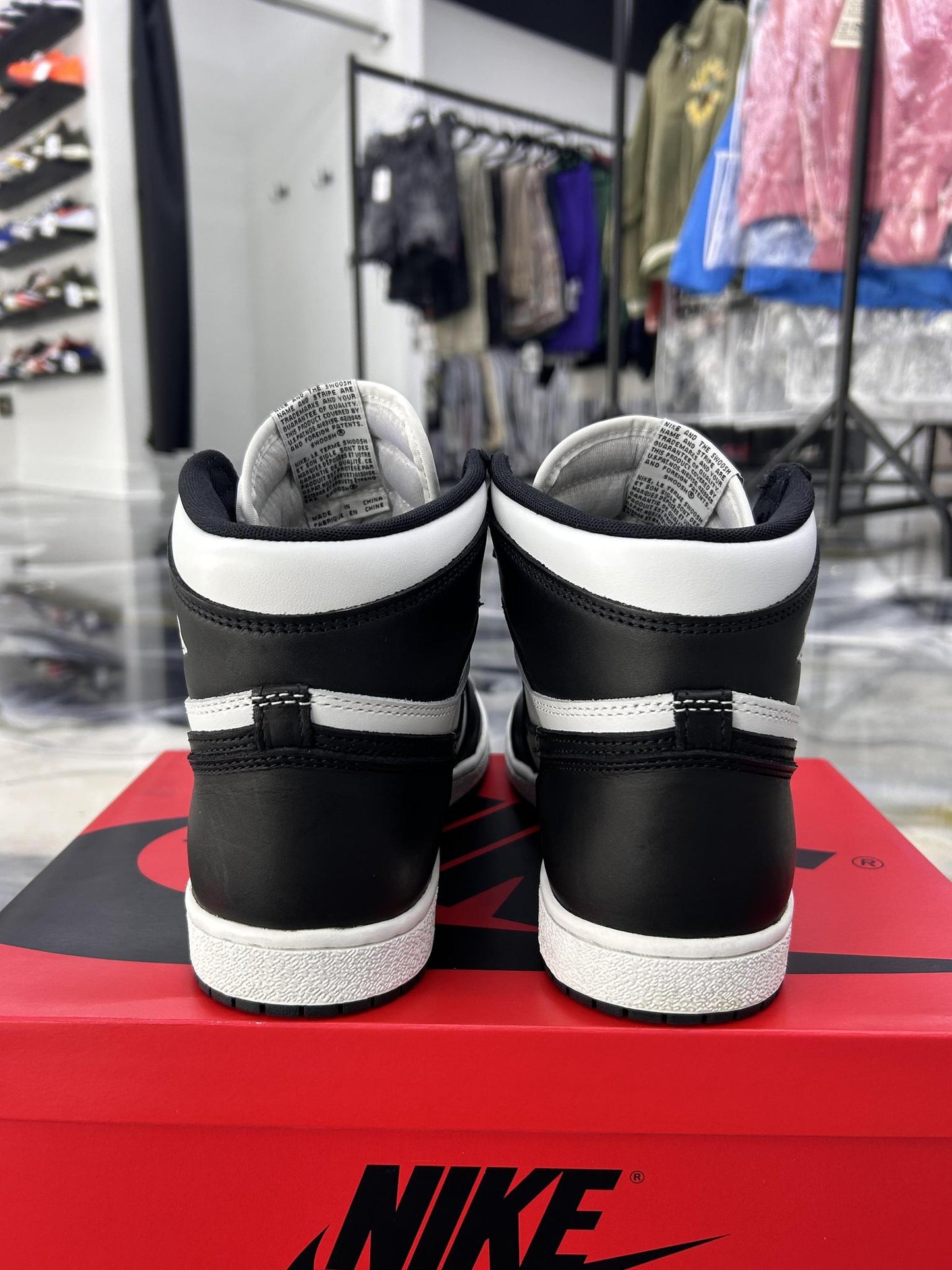 Jordan 1 85 "Black White" Used Size 10