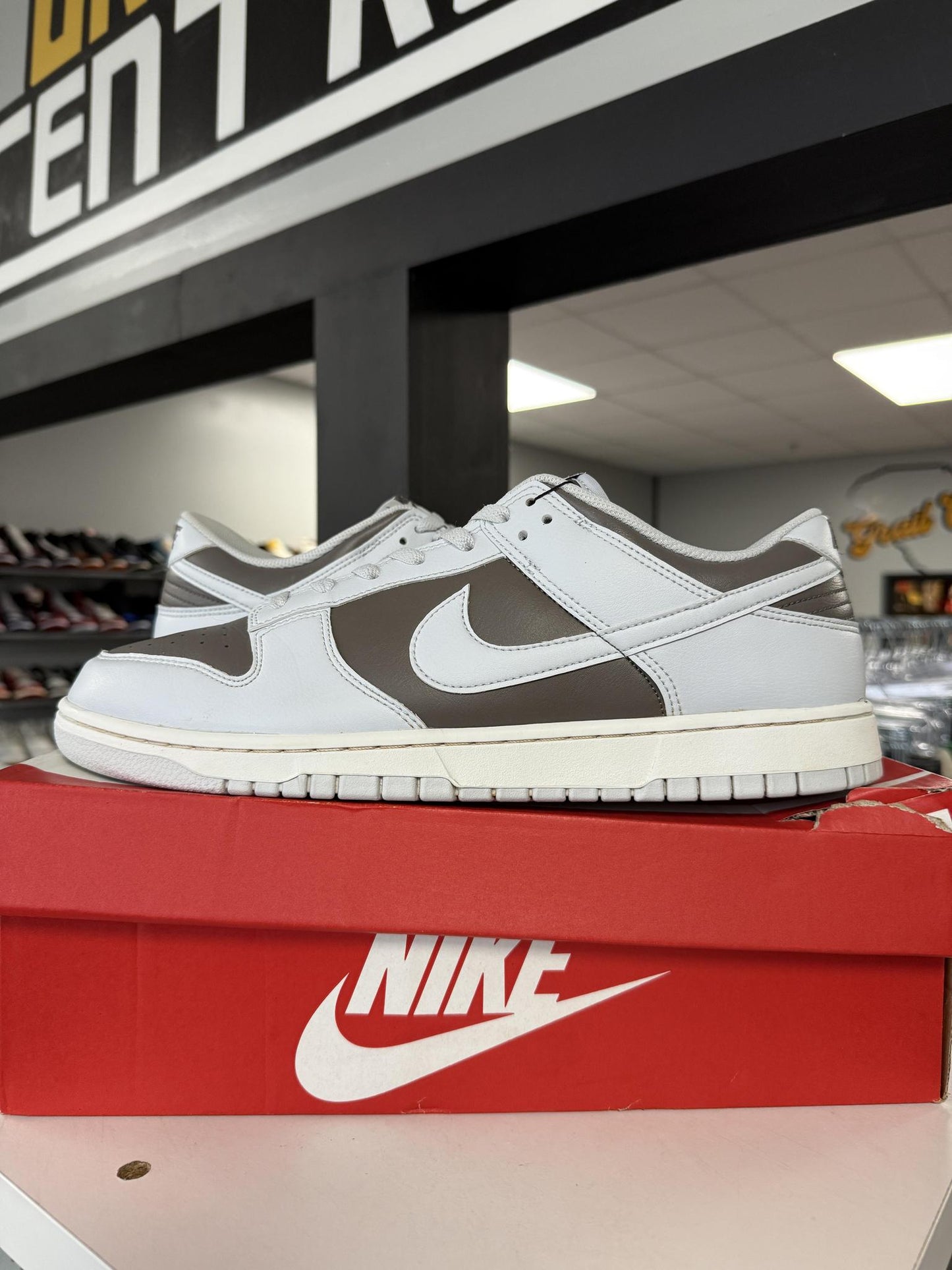 Dunk Low "Cave Stone Pure Platinum" Used Size 15