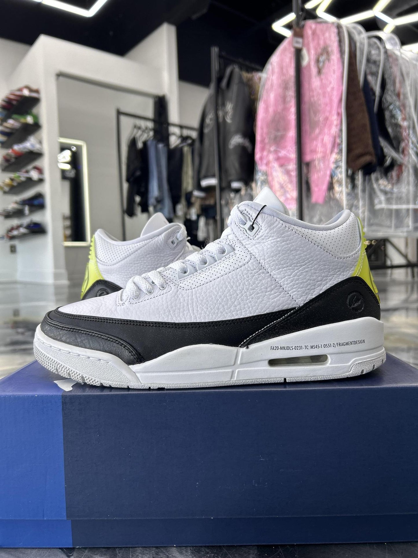 Jordan 3 "Fragment" Used Size 10