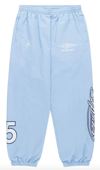 Sp5der Script Warm Up Pants "Light Blue"