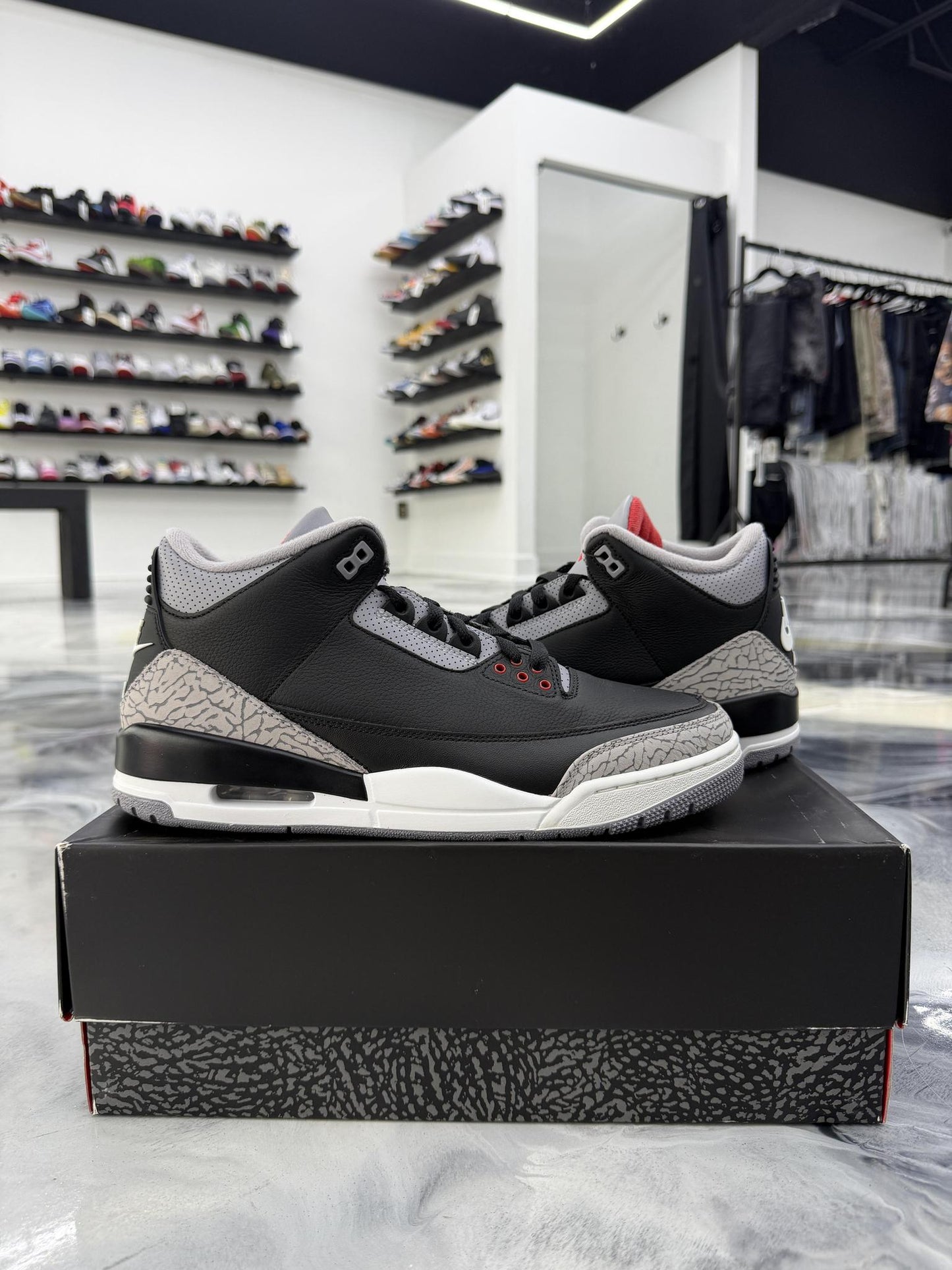 Jordan 3 Black Cement Used Size 11