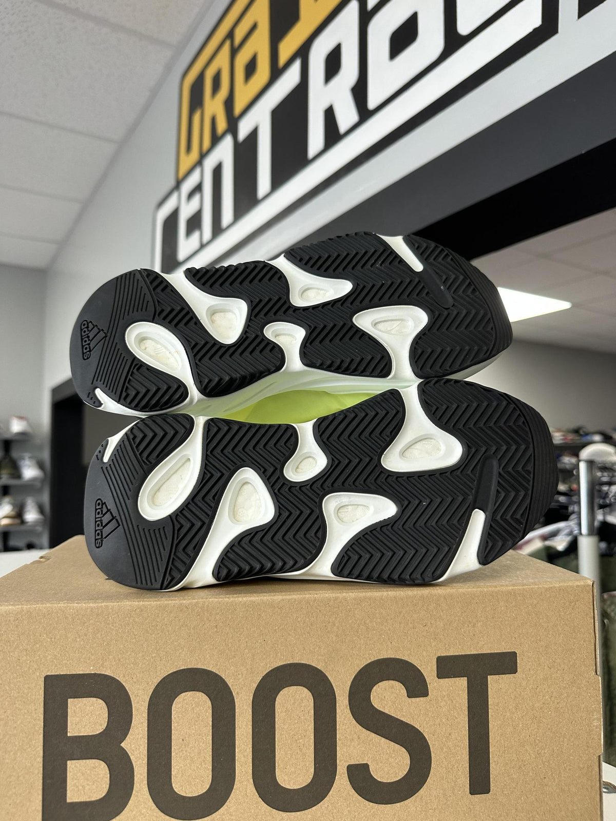 Adidas Yeezy 700 MNVN "Volt" Used Size 7Y/8.5W