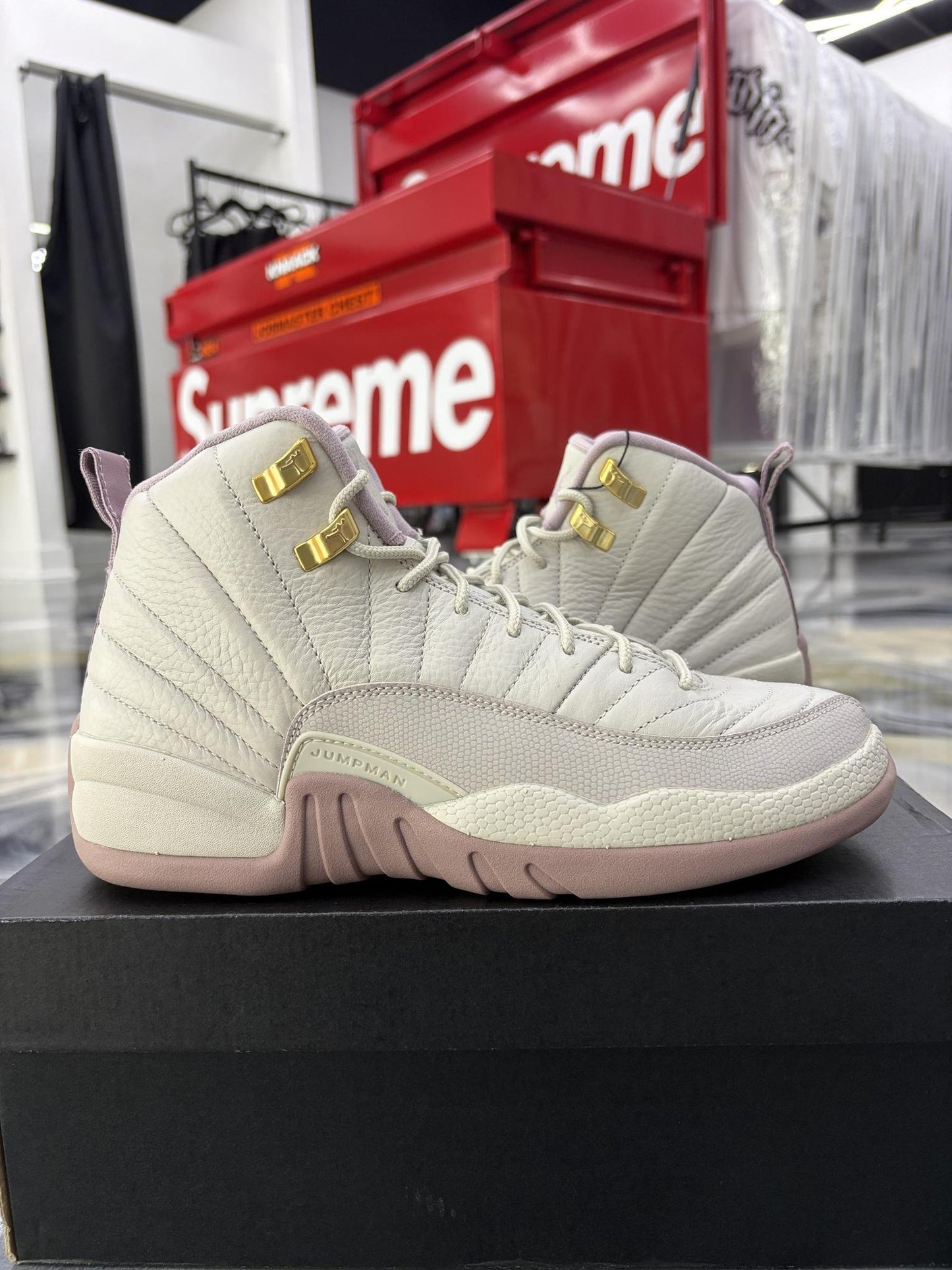 Jordan 12 "Heiress Plum Fog" Used Size 6.5Y/8W