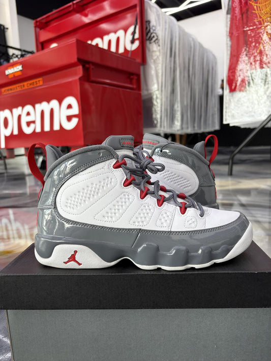 Jordan 9 "Fire Red" Used Size 7Y/8.5W