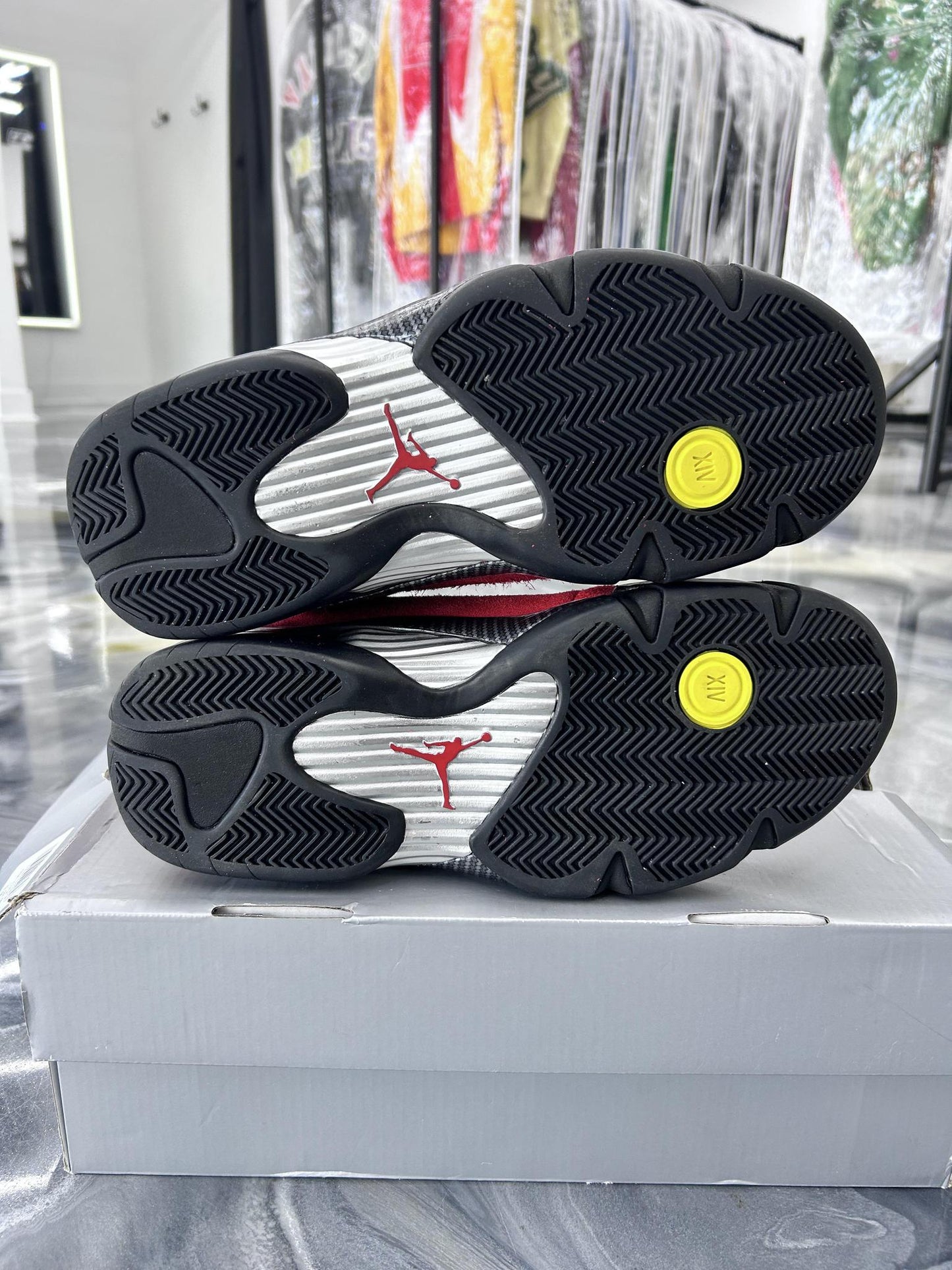 Jordan 14 "Ferrari" Used Size 10