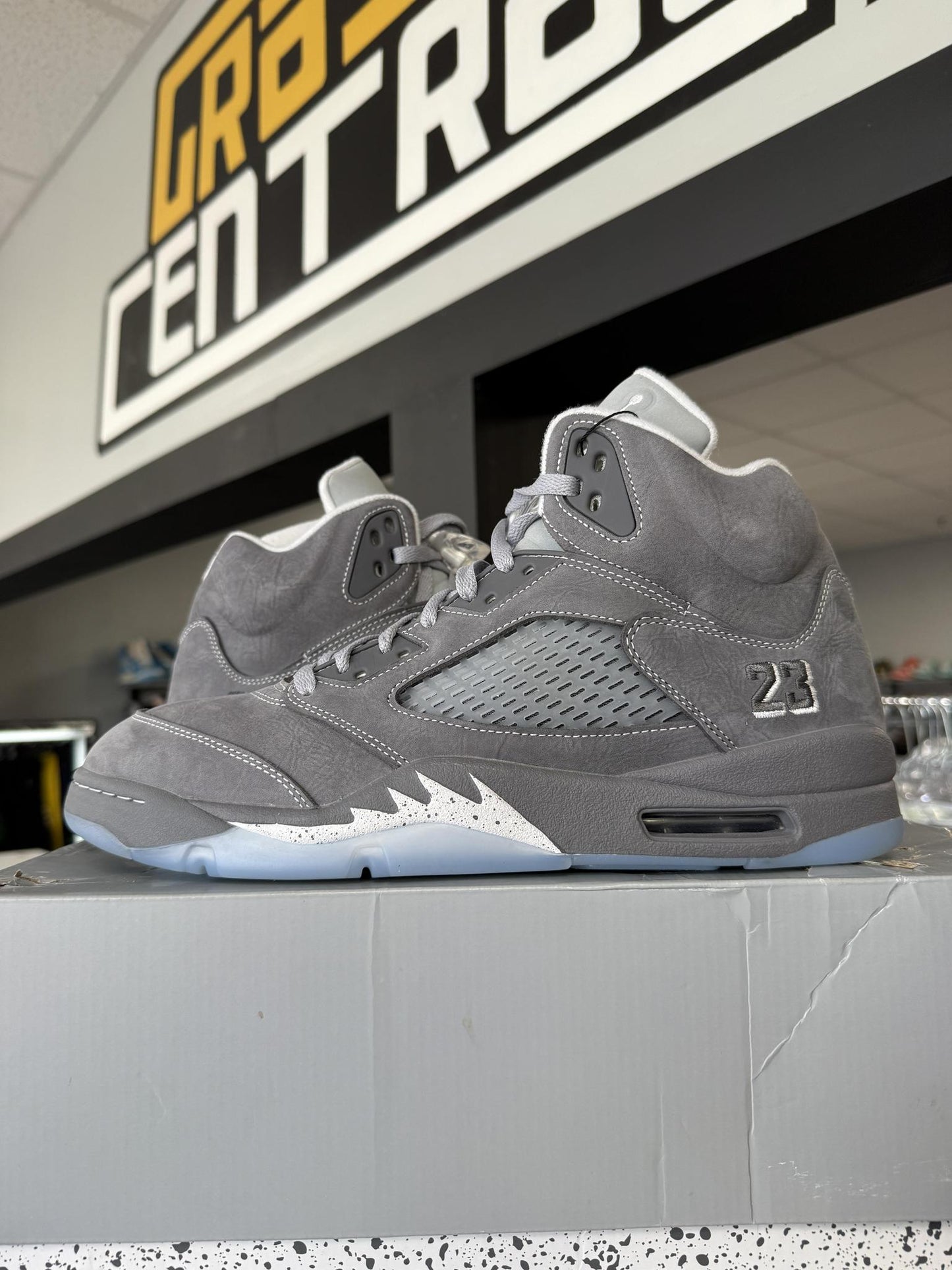 Jordan 5 "Wolf Grey" Used Size 12