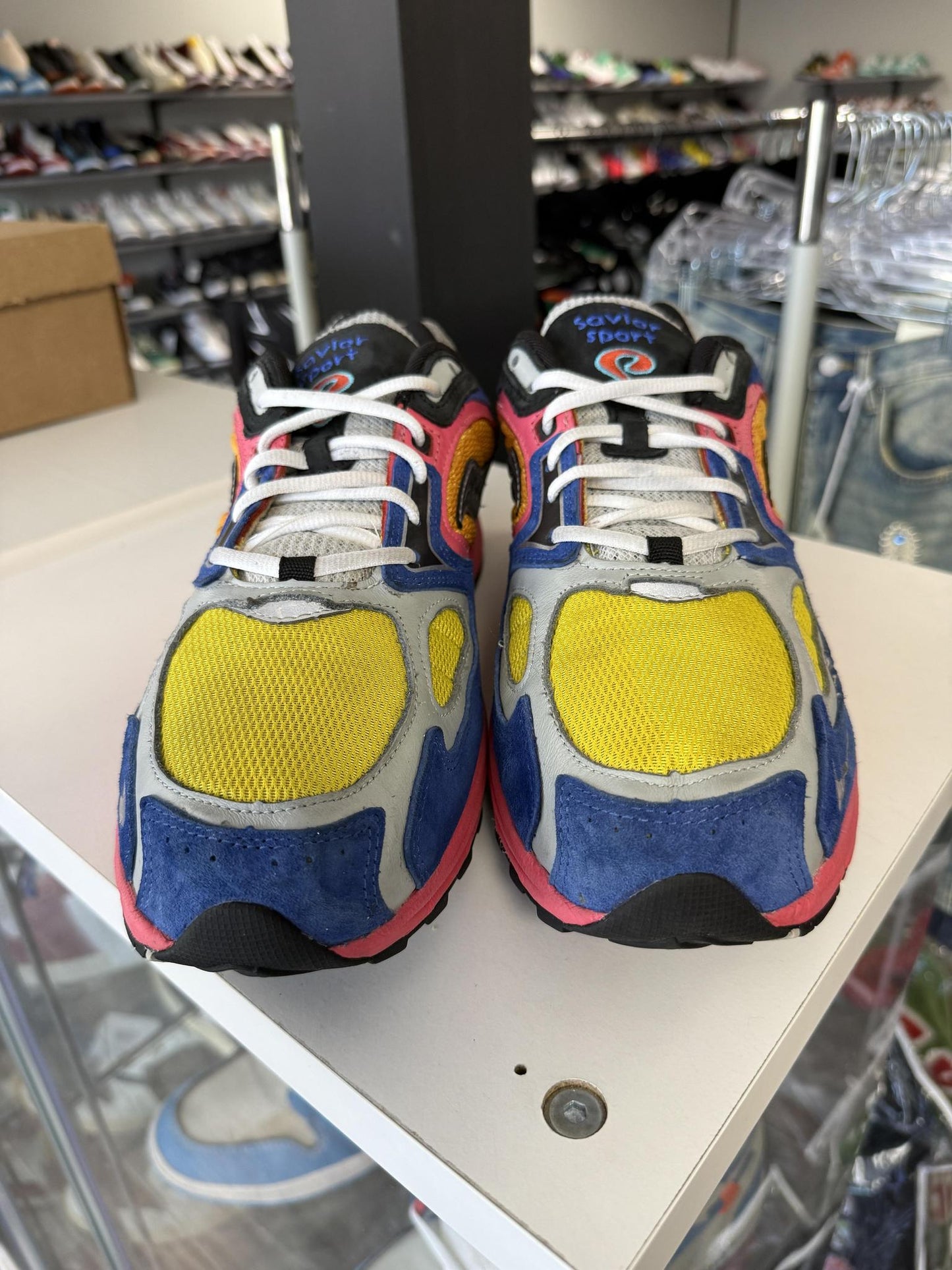 Saucony Grid Jazz 9 x Jae Tips "I Love You But Im Busy" Used Size 14