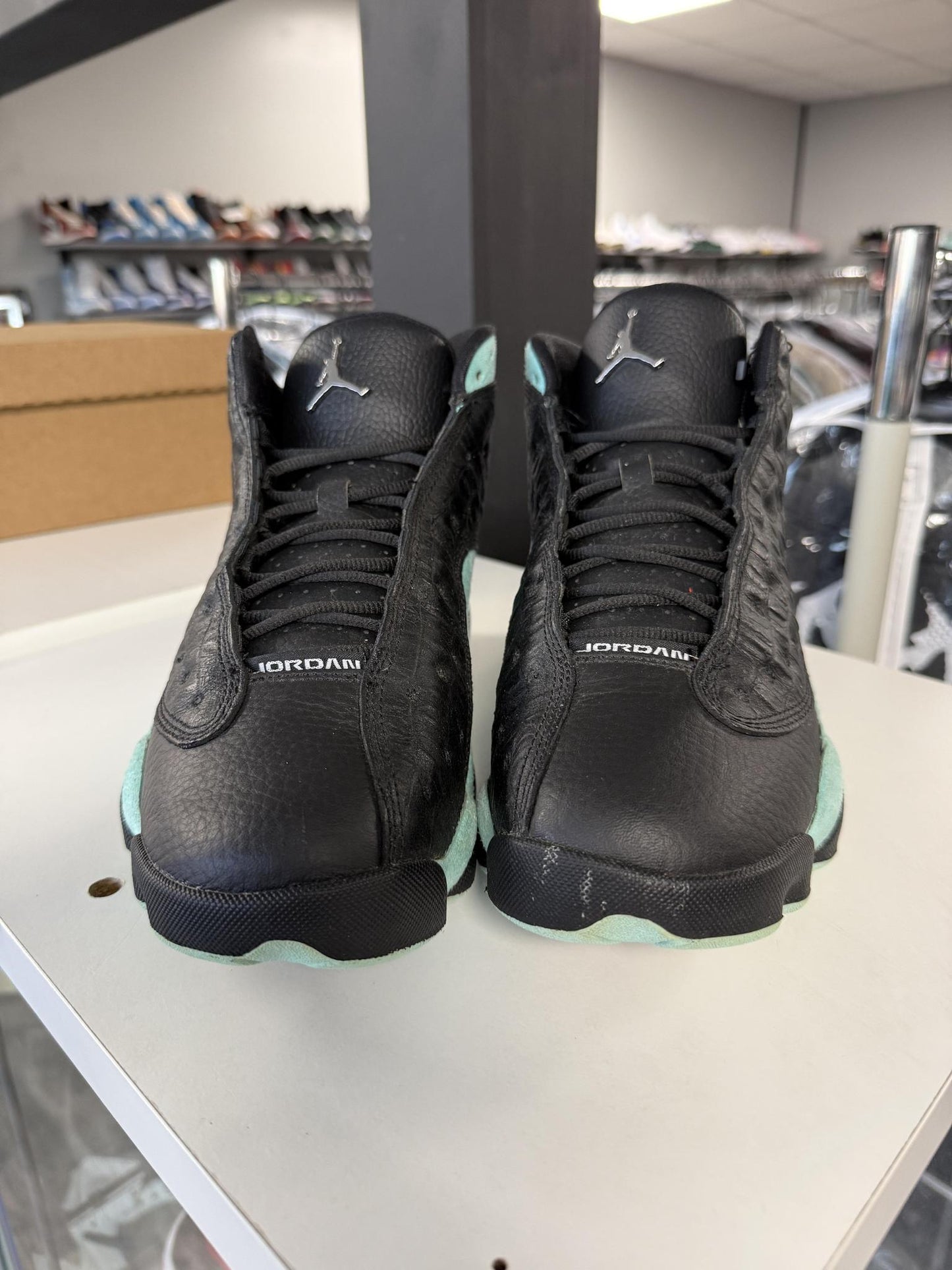 Jordan 13 "Island Green" Used Size 9.5