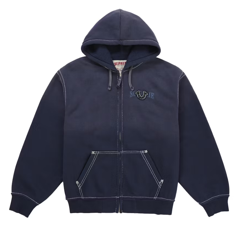 Supreme x True Religion Zip Up "Navy"