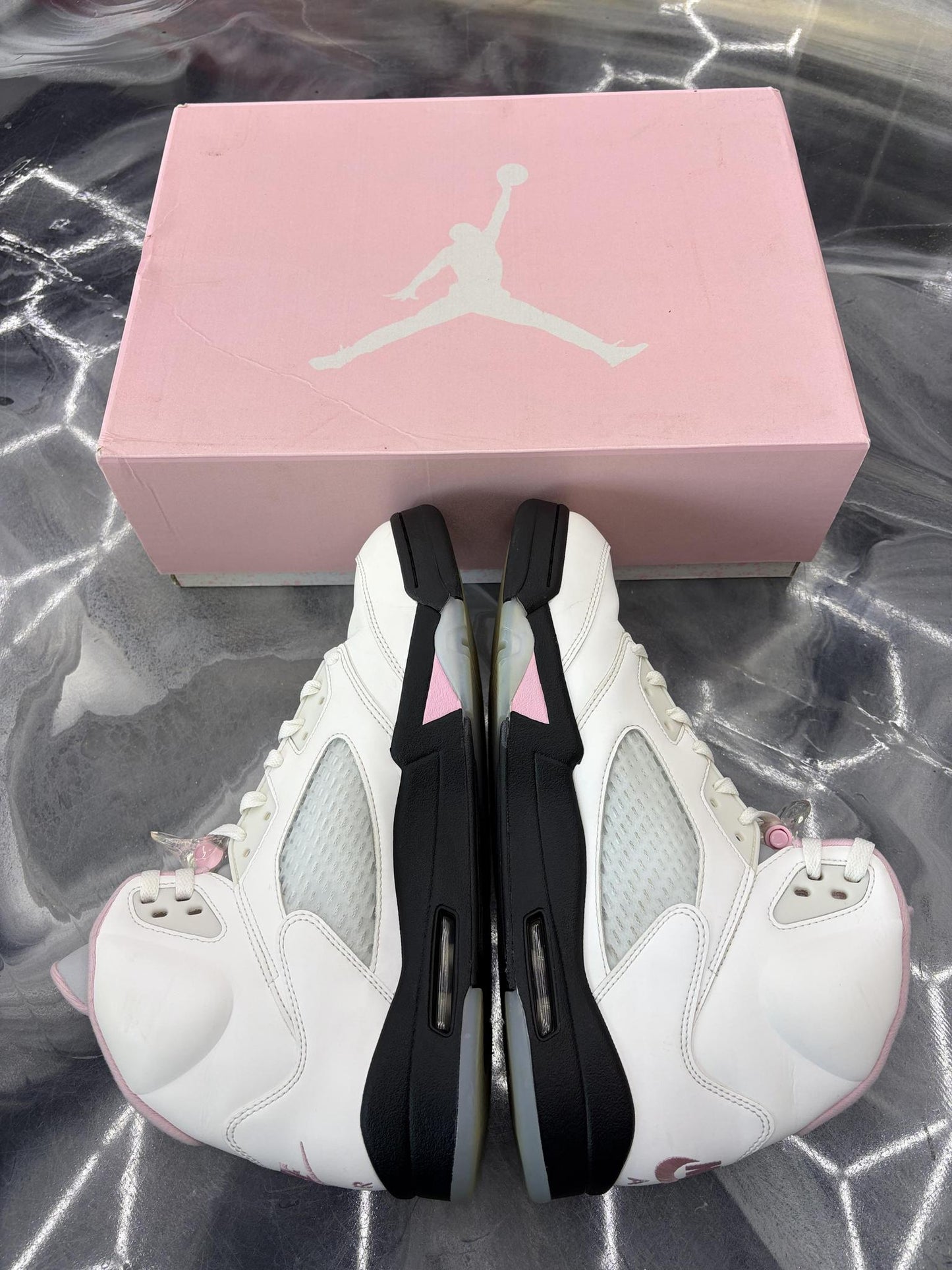 Jordan 5 "Medium Soft Pink" Used Size 13