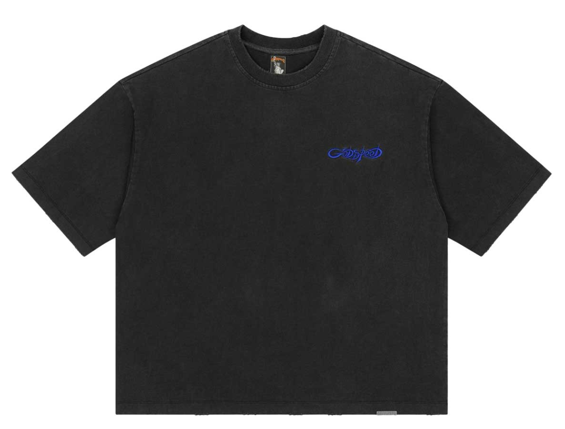 Godspeed Vital Embroidered Tee "Black"
