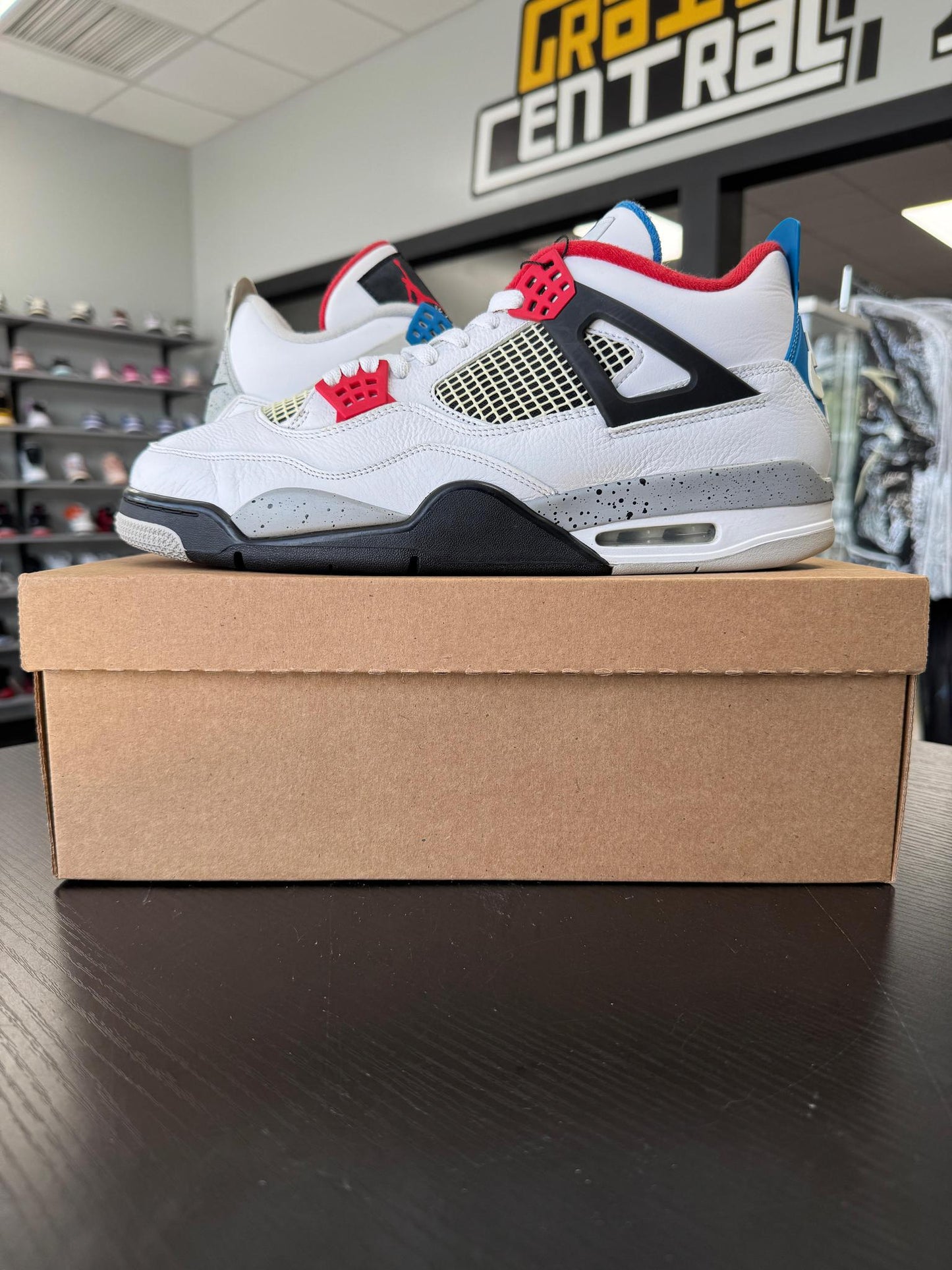 Jordan 4 "What The" Used Size 14