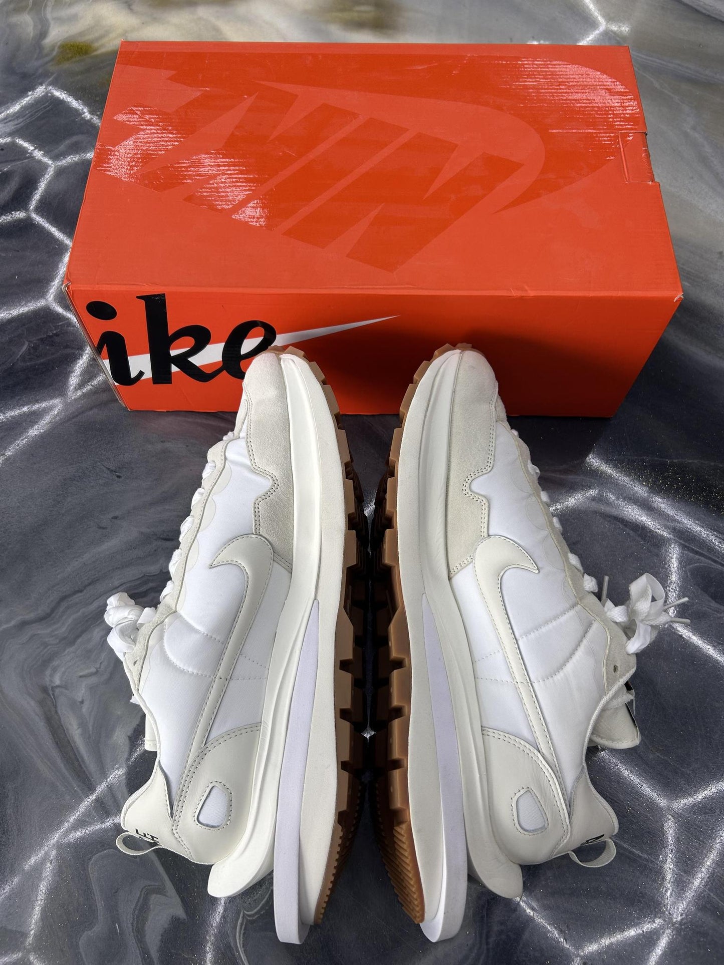 Nike Sacai Vaporwaffle "White Sail" Used Size 14