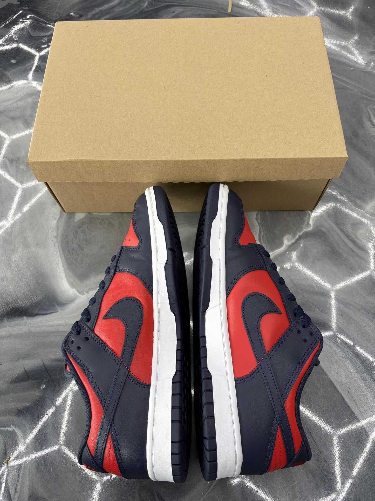 Nike Dunk Low "Red Obsidian" Used Size 12