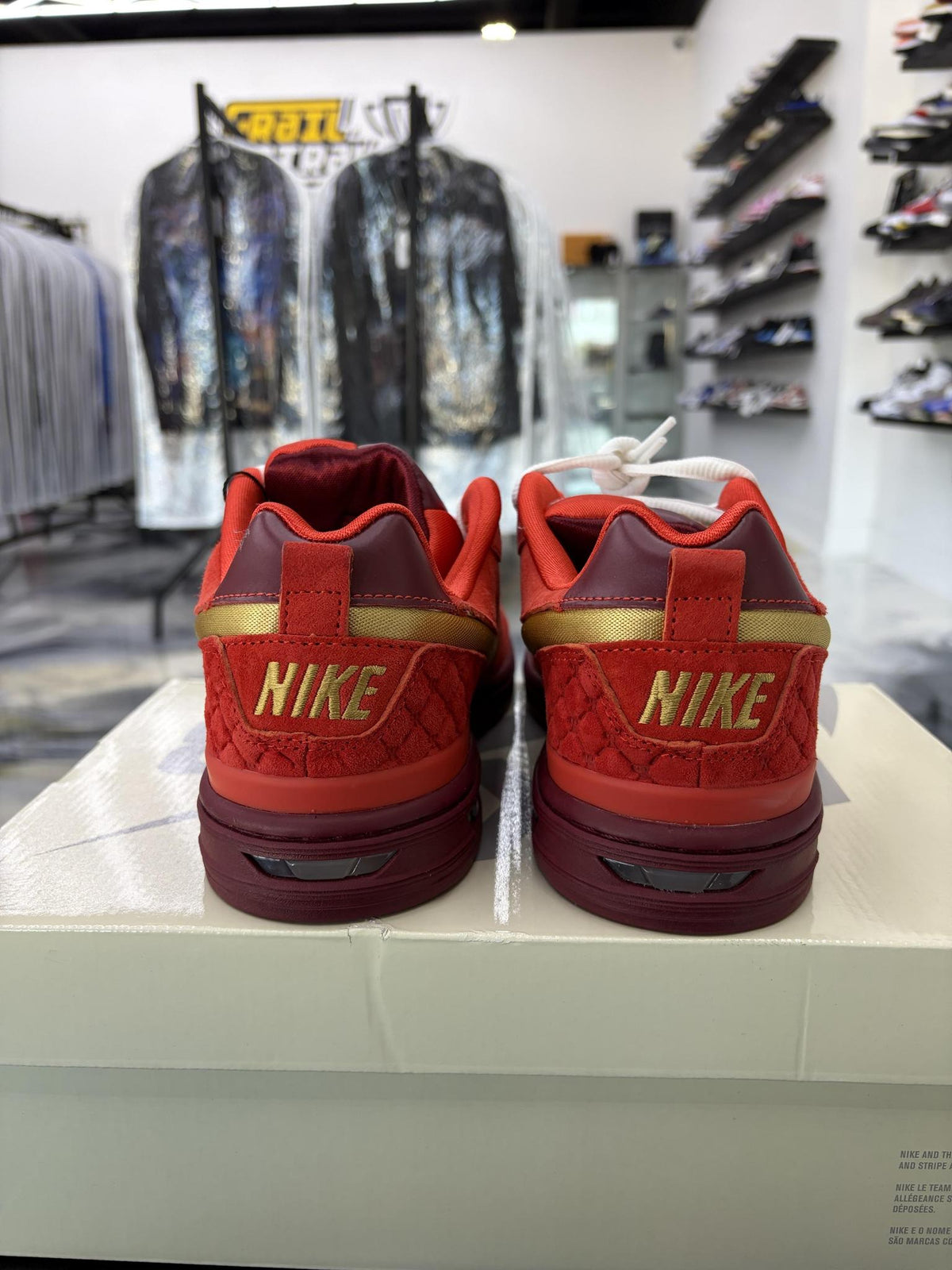Nike Paul Rodriguez Zoom Low "Habanero Red" Used Size 9.5