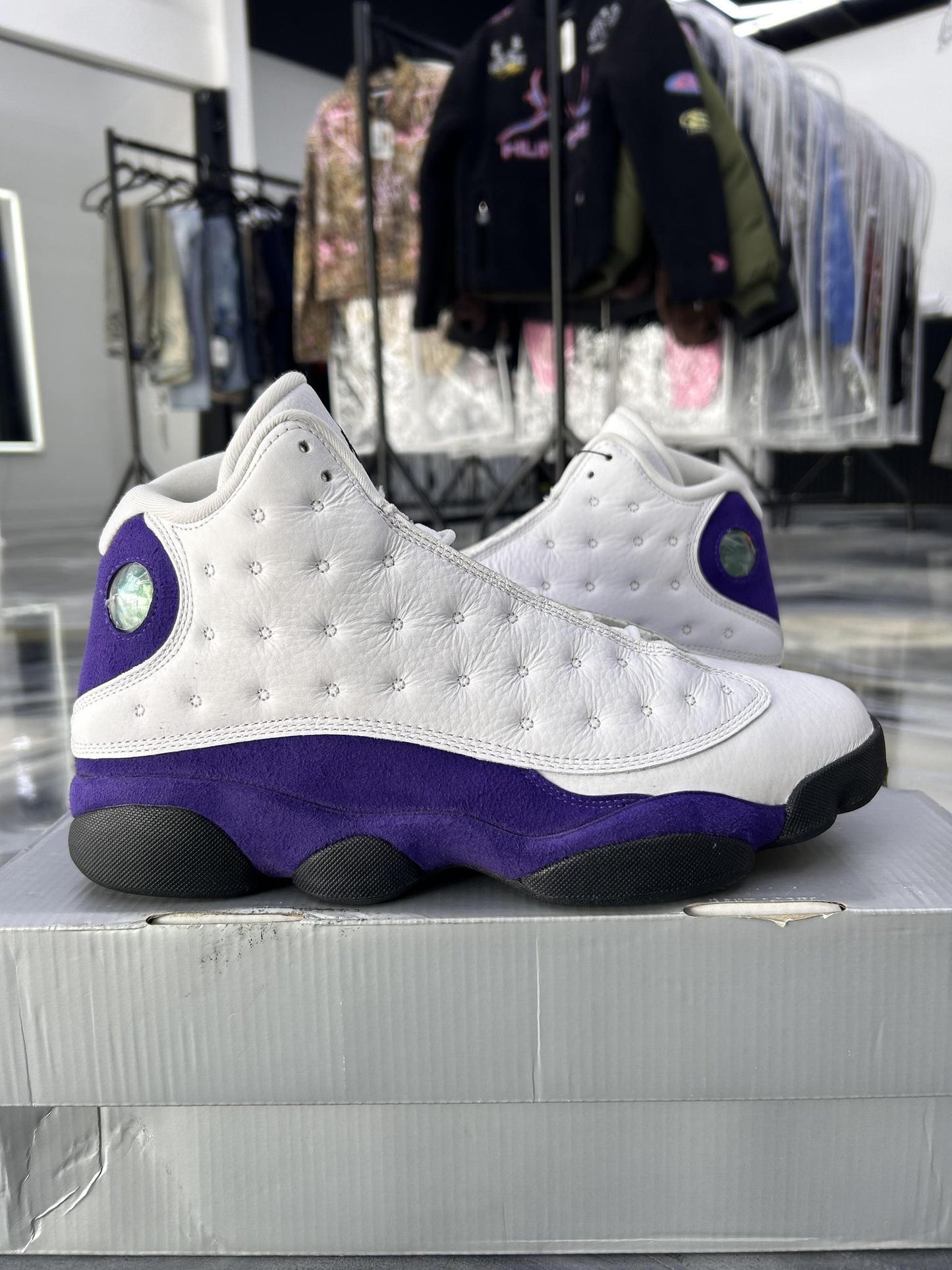 Jordan 13 "Lakers" Used Size 10