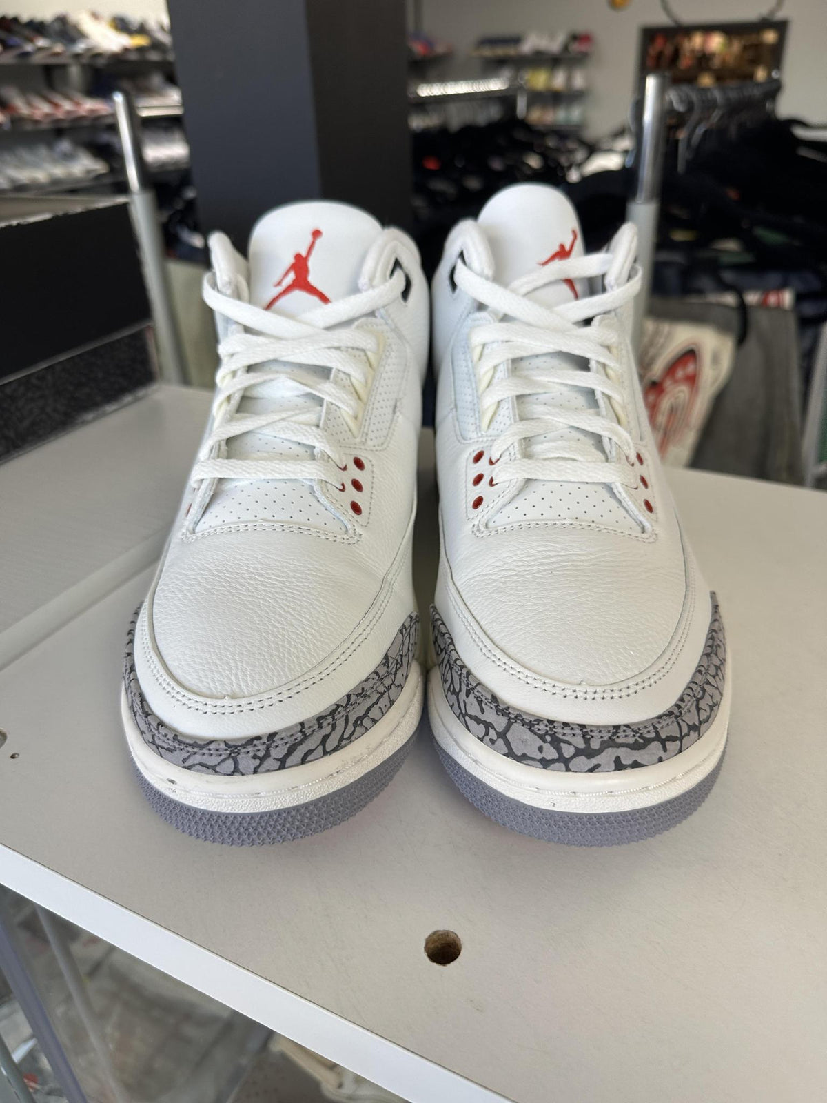 Jordan 3 "White Cement Reimagined" Size 12 Used