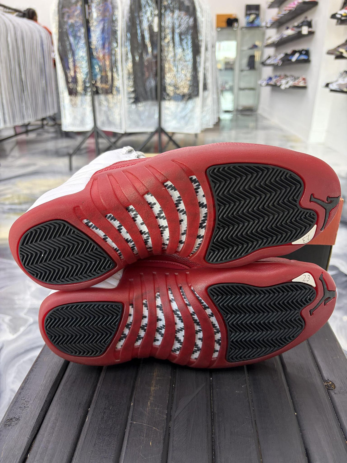 Jordan 12 "Cherry" Used Size 9