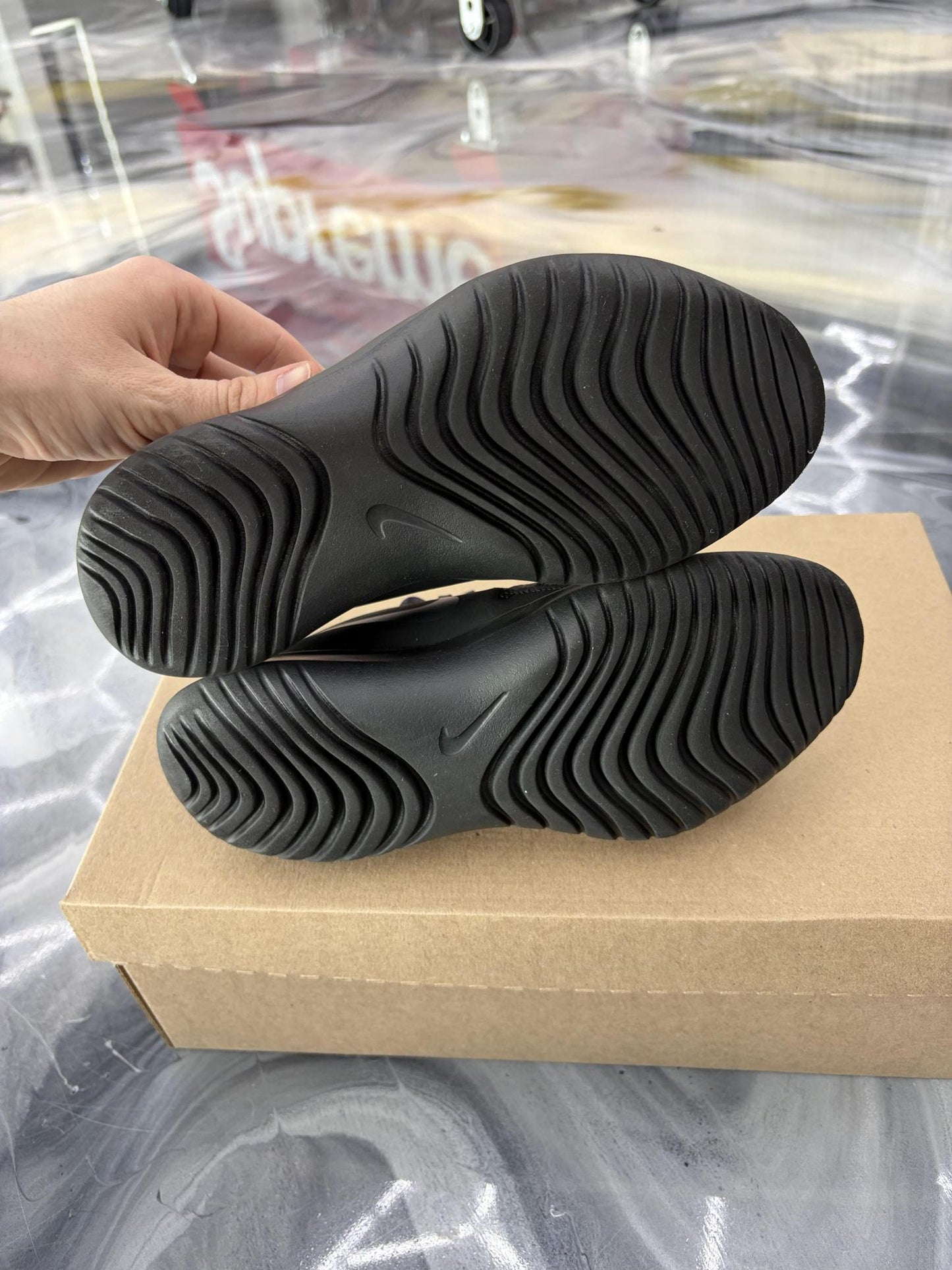 Nike Flex Runner "Triple Black" Used Size 4.5Y/6W