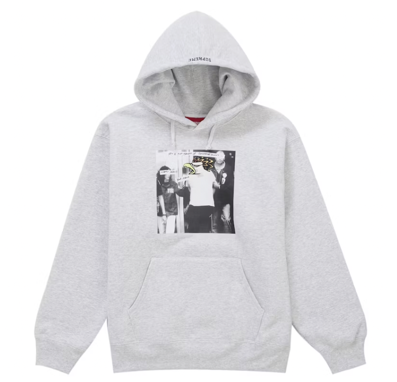 Supreme Anti Hero Hoodie "Grey"