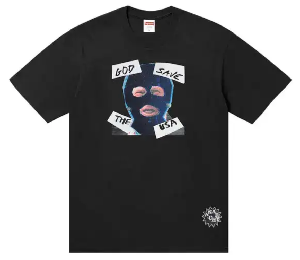 Supreme God Save Us Tee "Black"