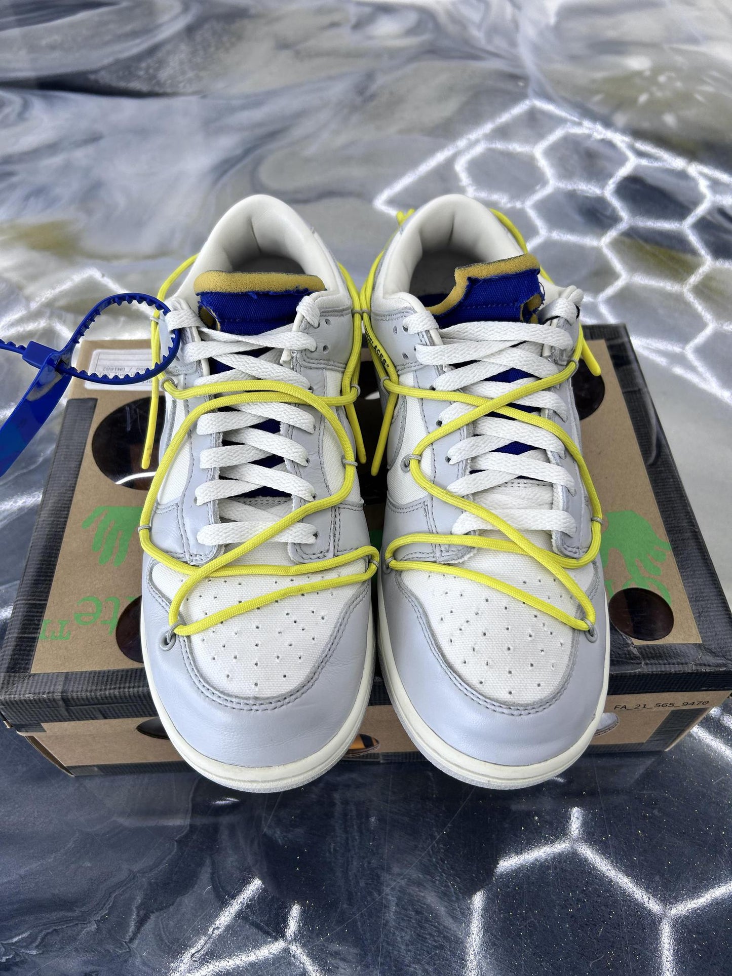 Nike x Off White Dunk "Lot 27" Used Size 9.5