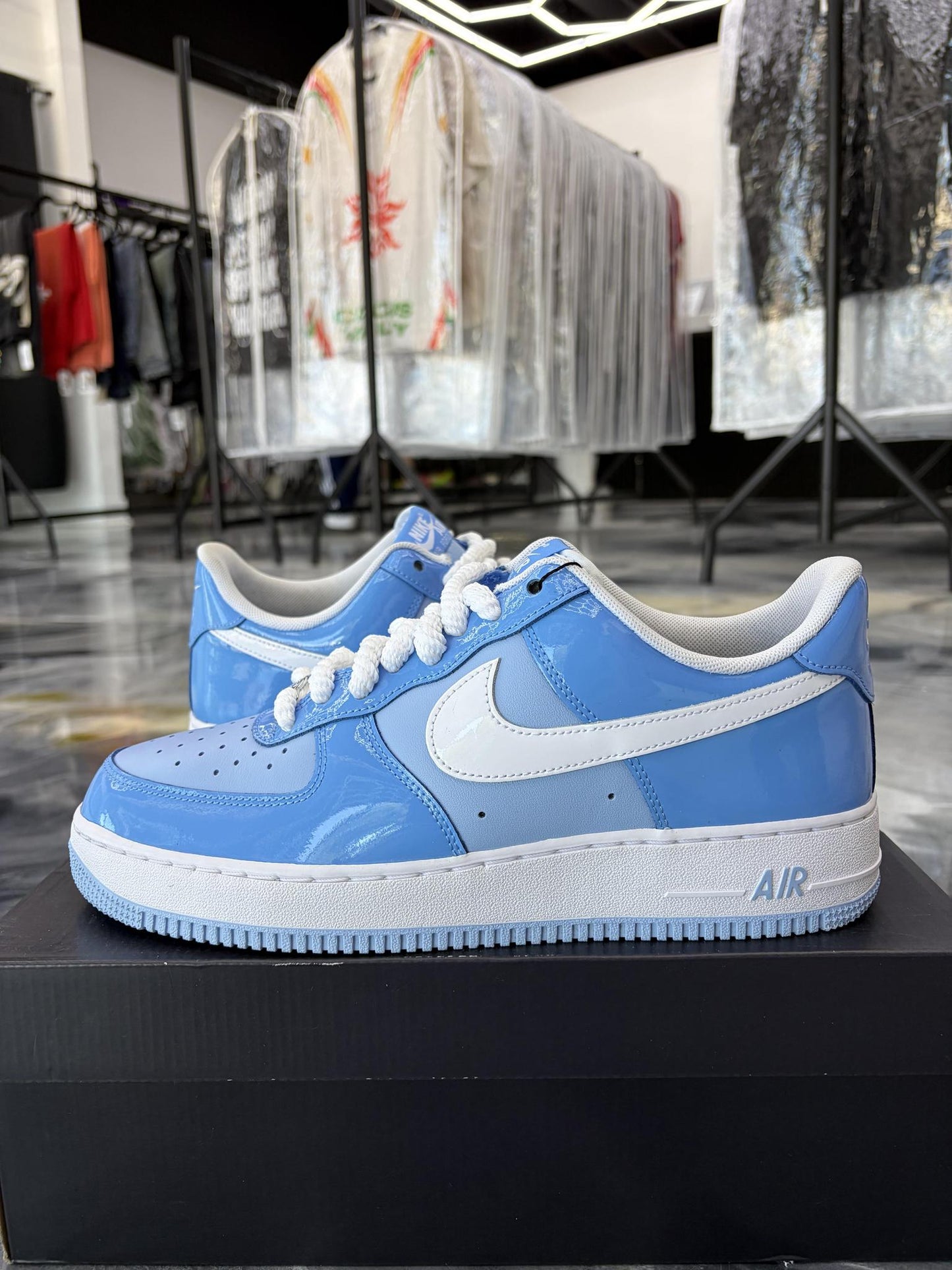 Nike Air Force 1 "Psychic Blue" Used Size 10